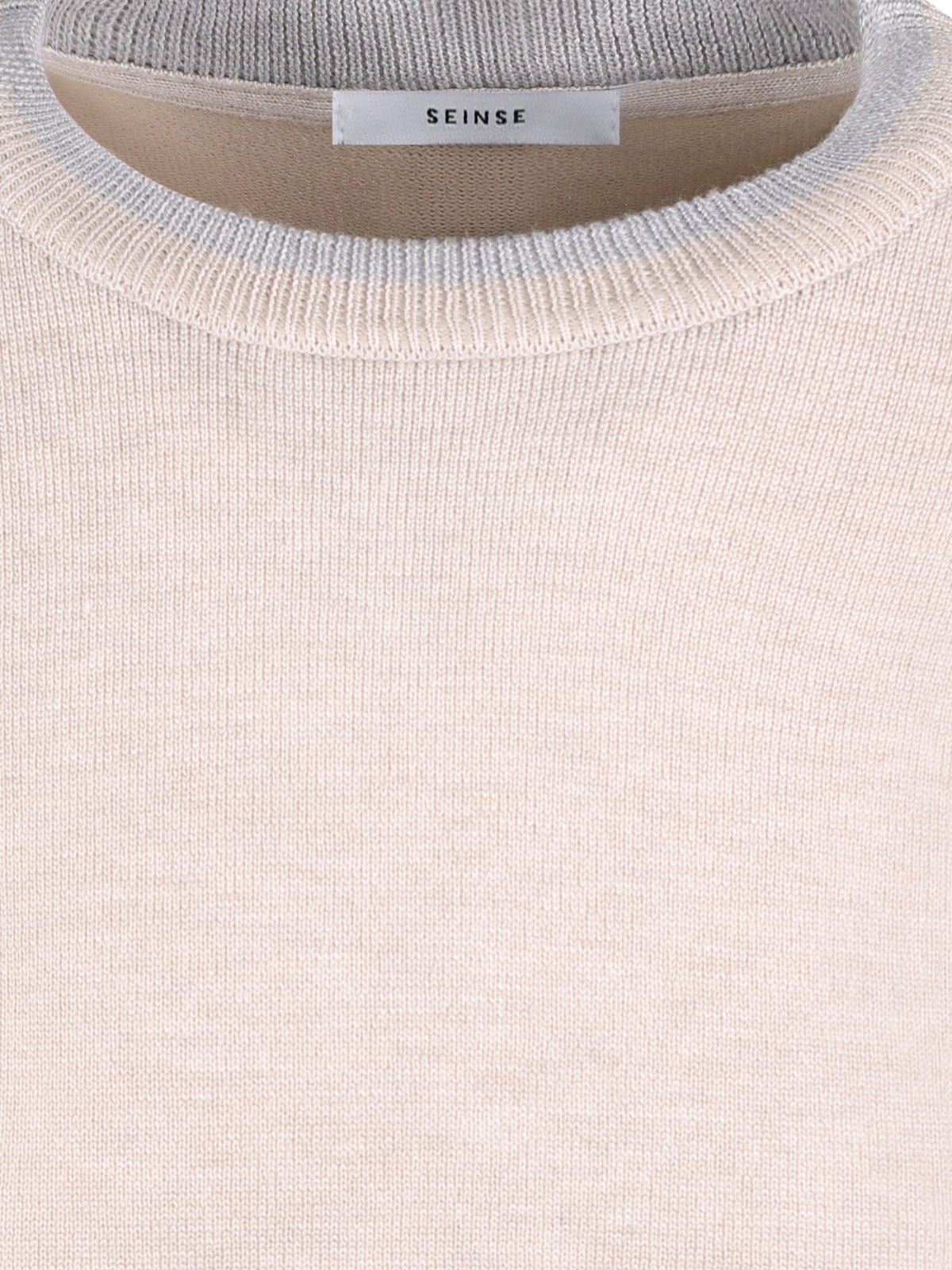 Sseinse Crew Knit Beige
