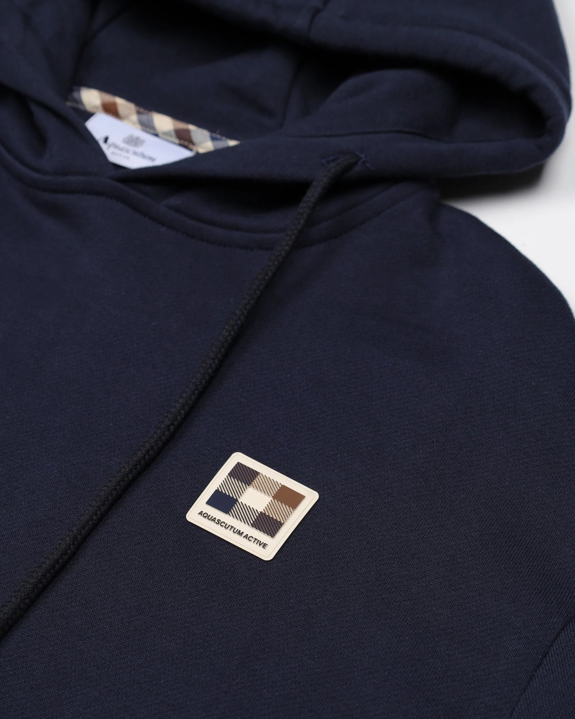 Aquascutum Rubber Logo Hoody