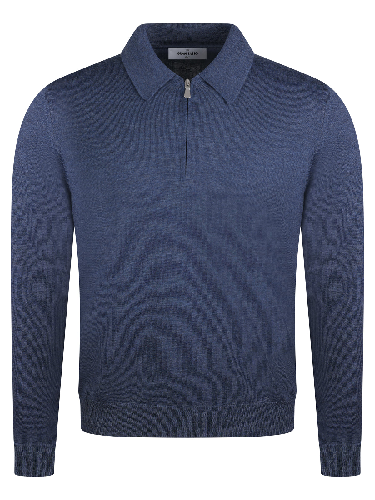 Gran Sasso Zip Polo Indigo