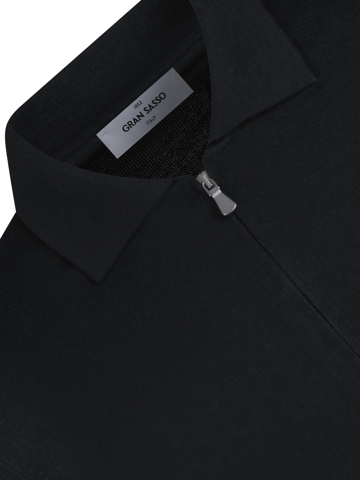 Gran Sasso Full Zip Collar Black