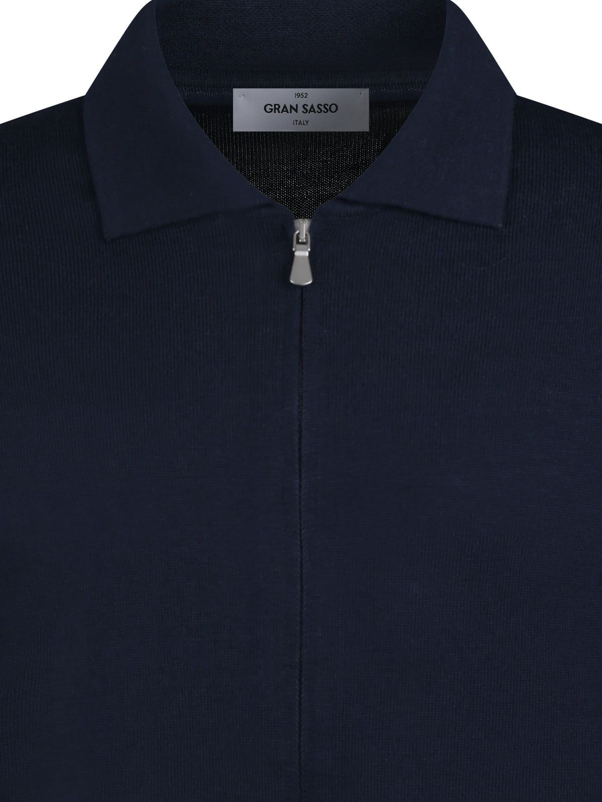 Gran Sasso Full Zip Collar Navy