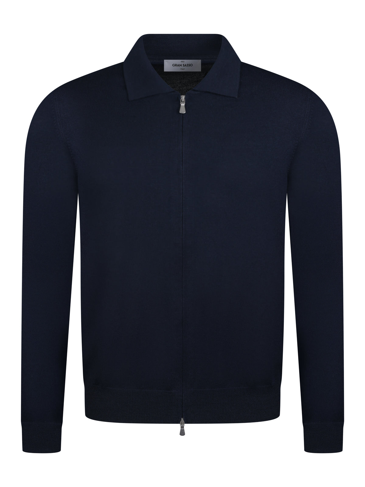 Gran Sasso Full Zip Collar Navy