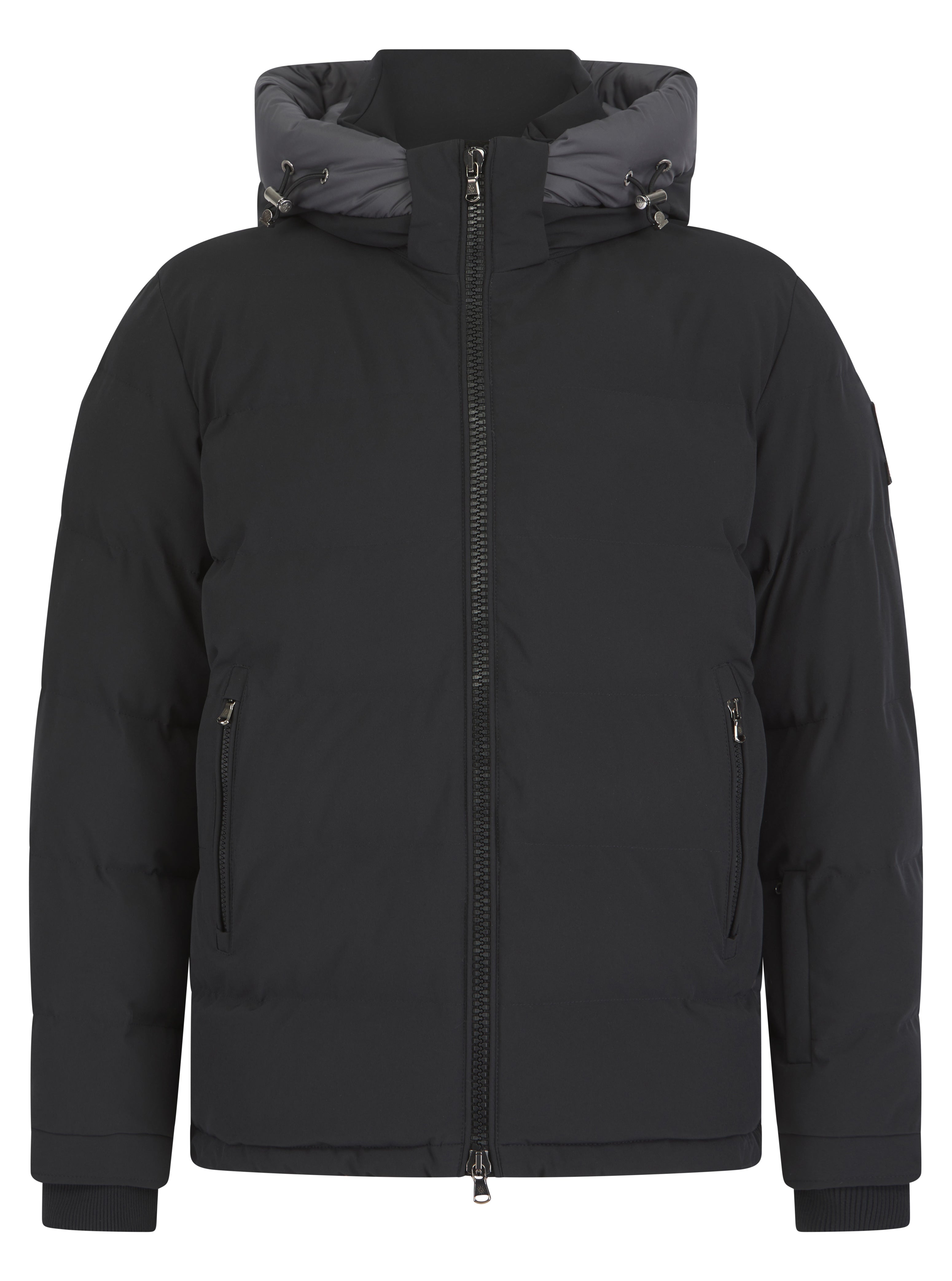 Sandbanks Banks Core Puffer Jacket Black – Maze Clothing