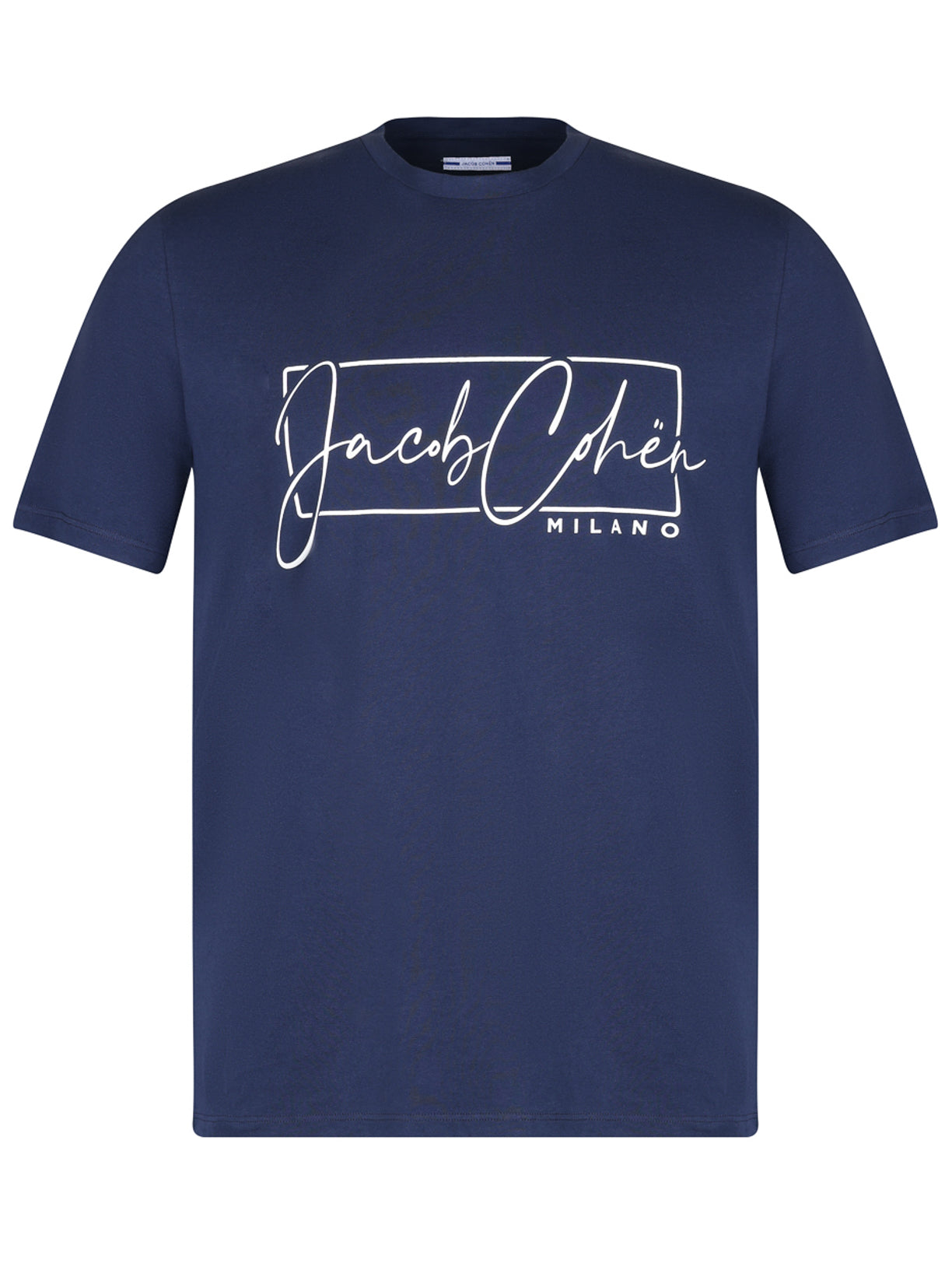 Load image into Gallery viewer, Jacob Cohen Signature Box Tee Navy
