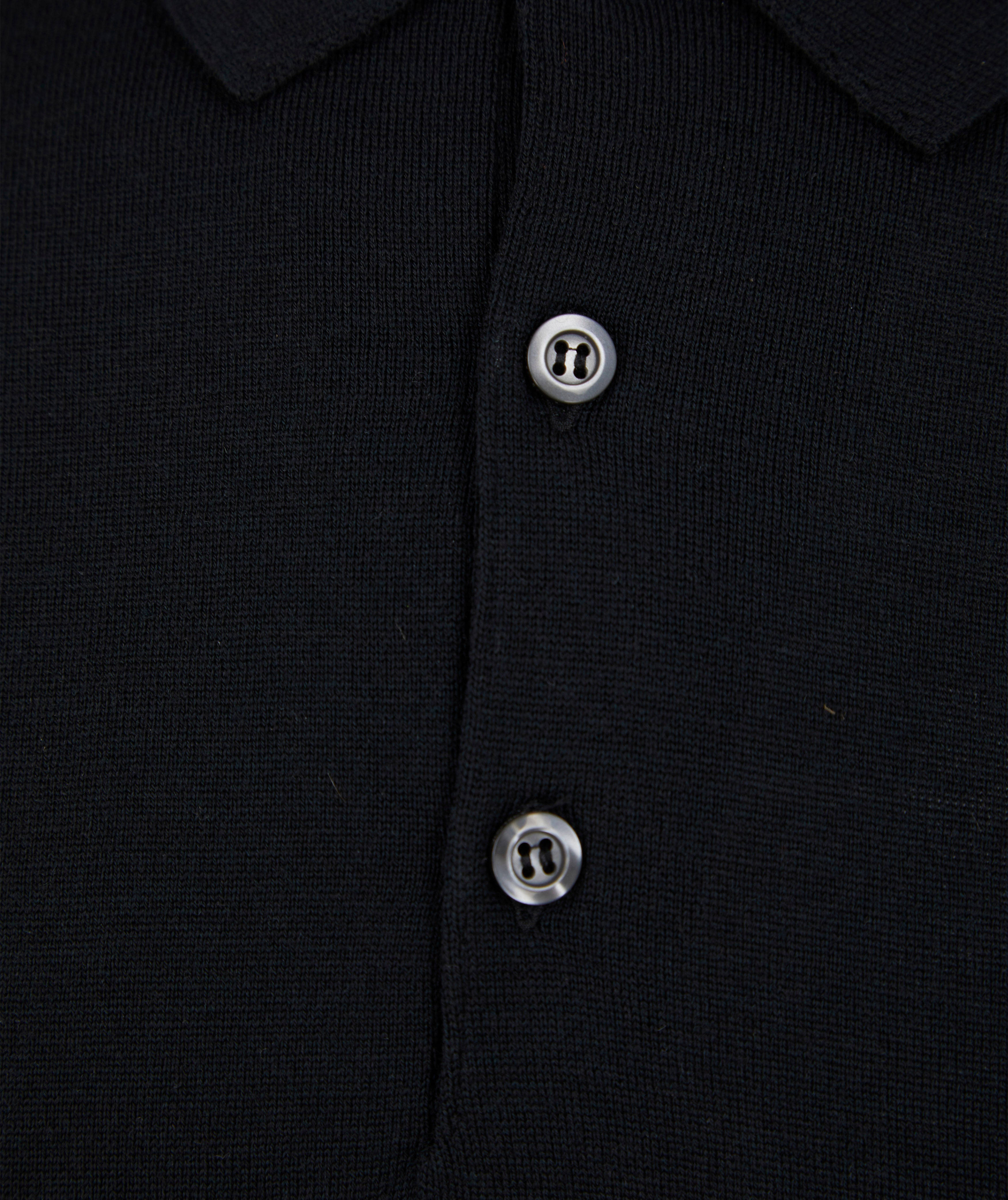 John Smedley Belper Polo Shirt Black