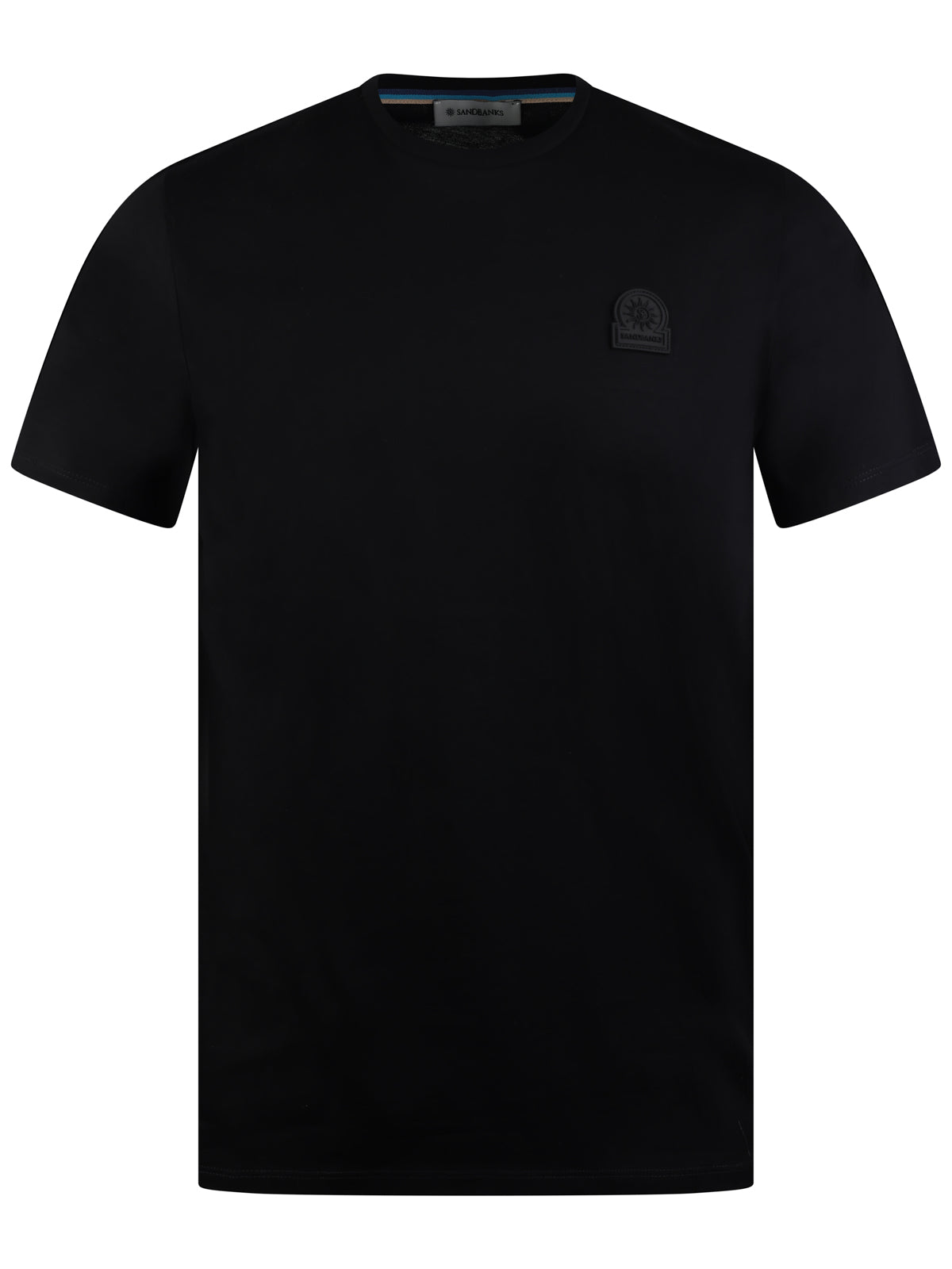 Sandbanks Rubber Badge Logo Tee Black