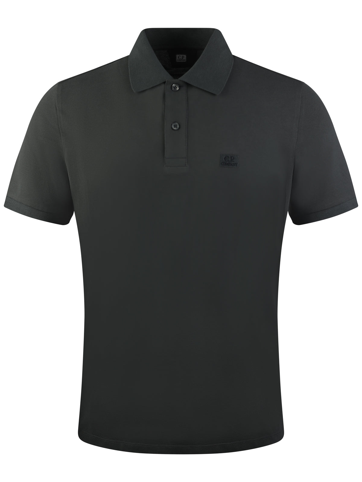 CP Company Logo Patch Polo Grey
