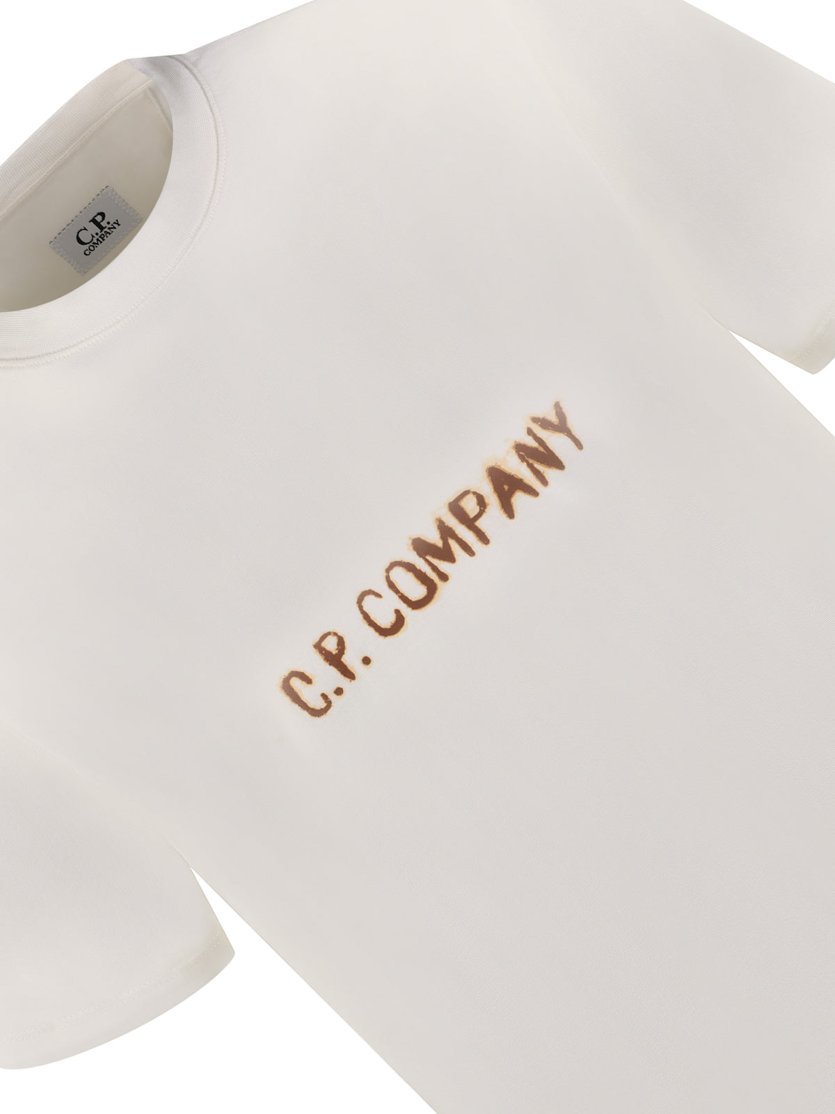CP Company Print Tee White