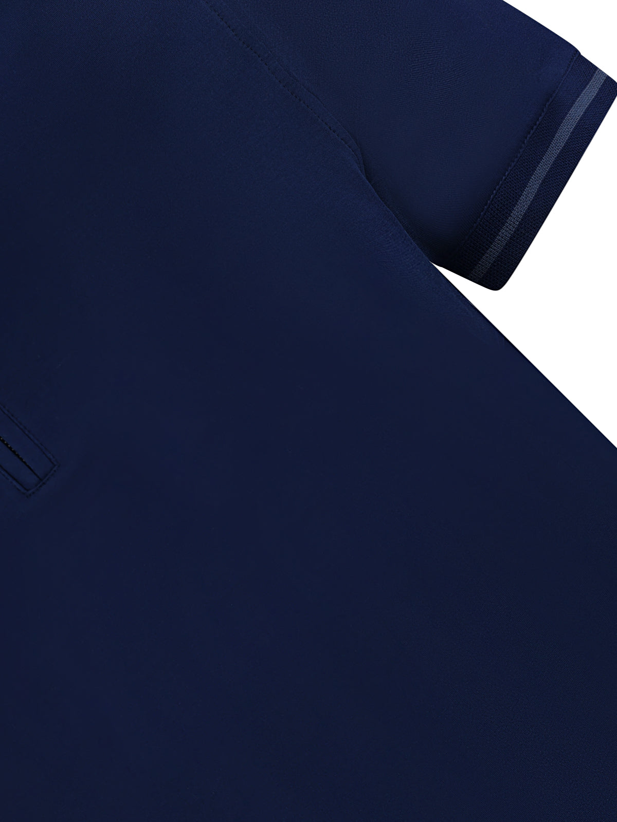 Pal Zileri Mercerised Zip Polo Royal