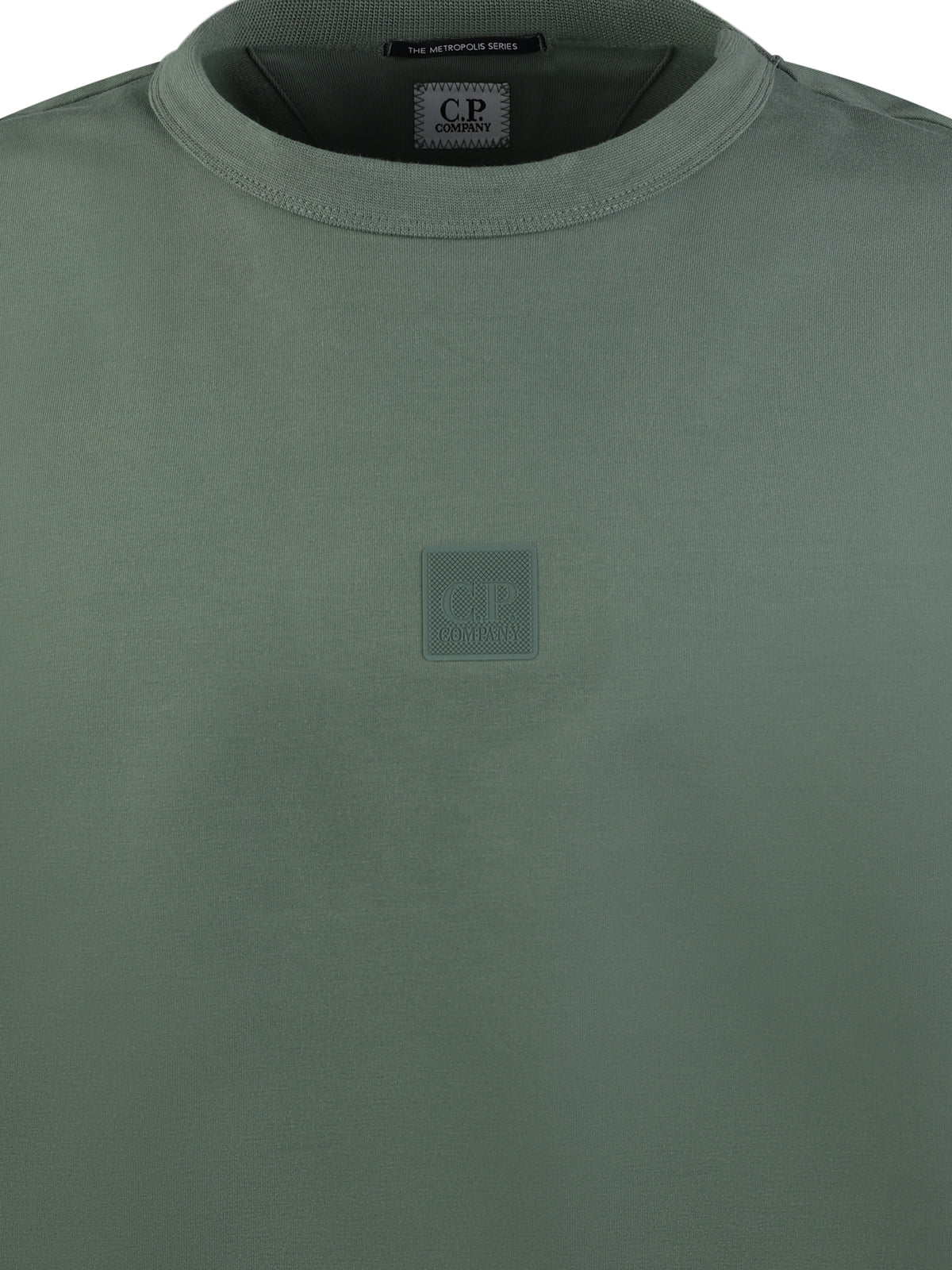 CP Company Rubber Logo Sweat Khaki