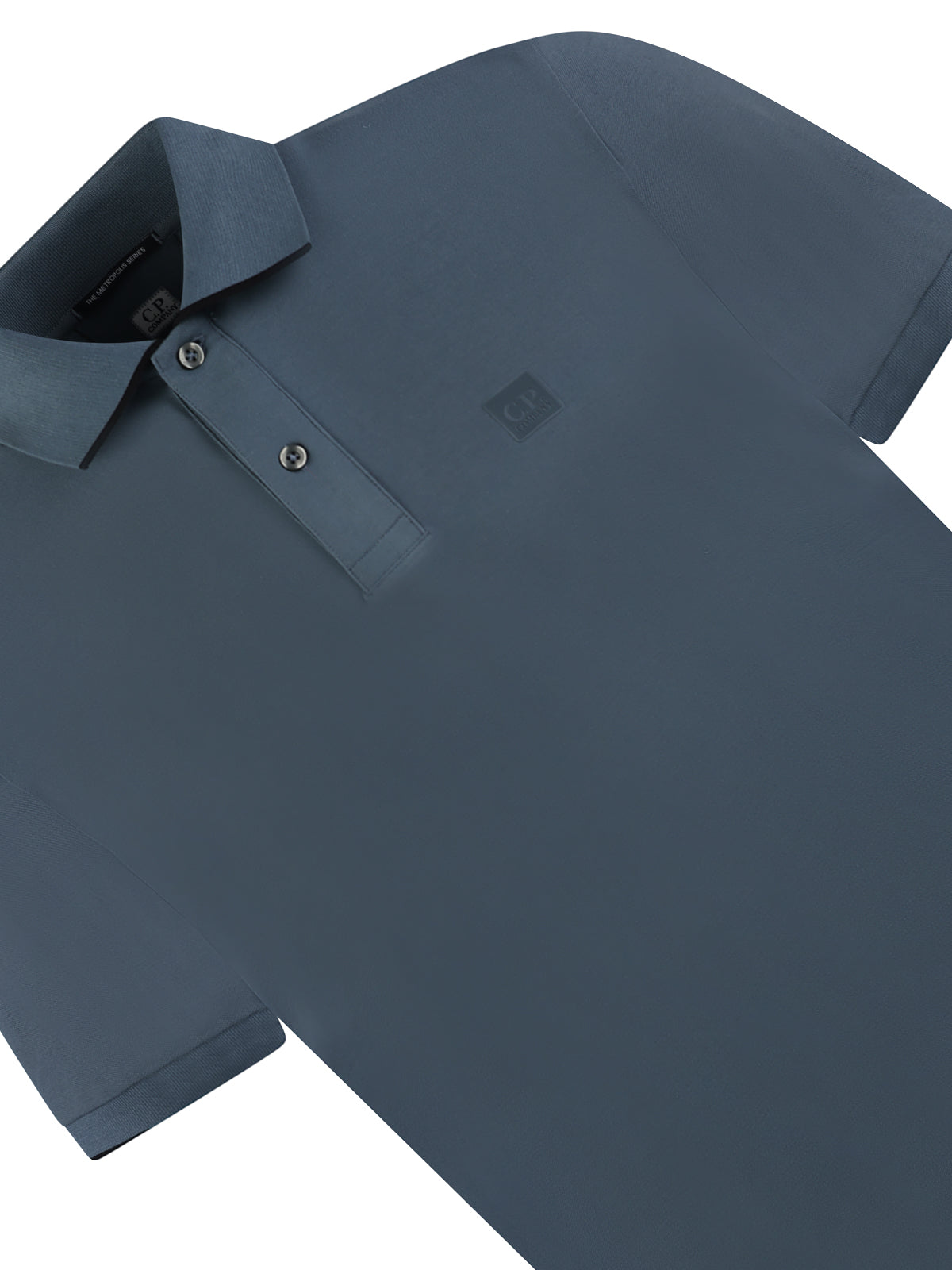 CP Company Rubber Logo Polo Blue