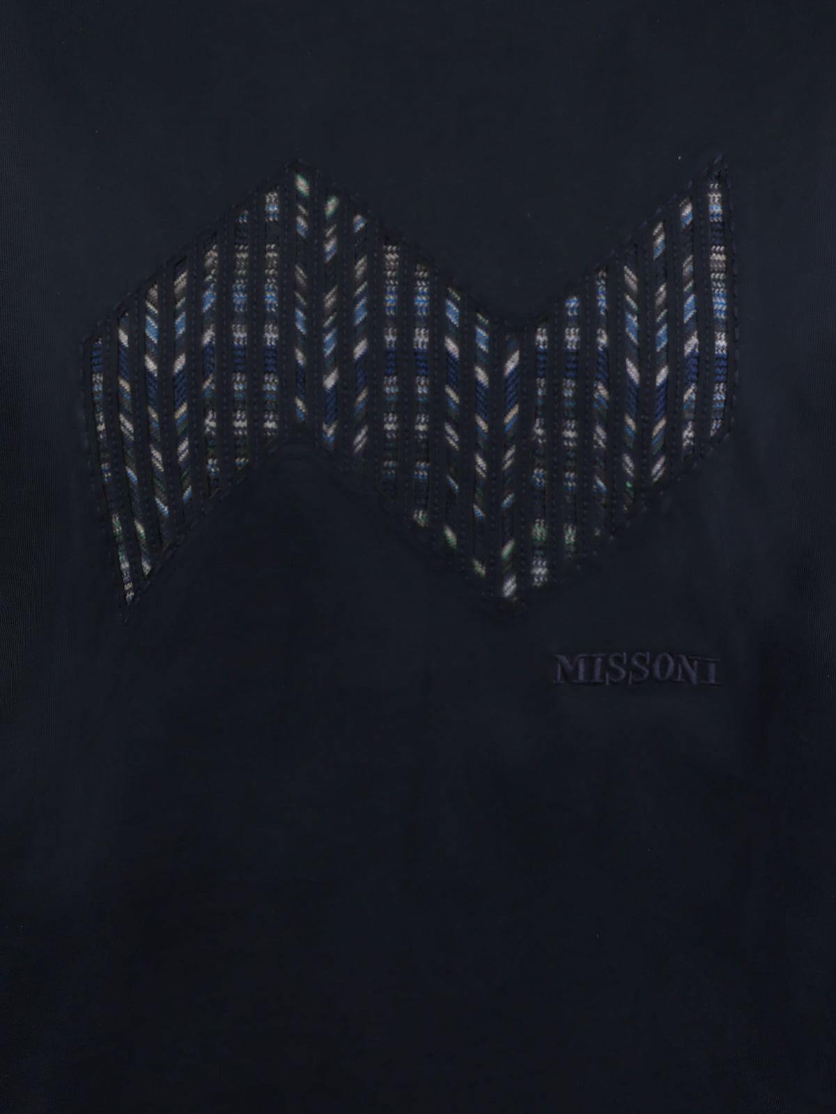 Missoni Geometric Tee Navy