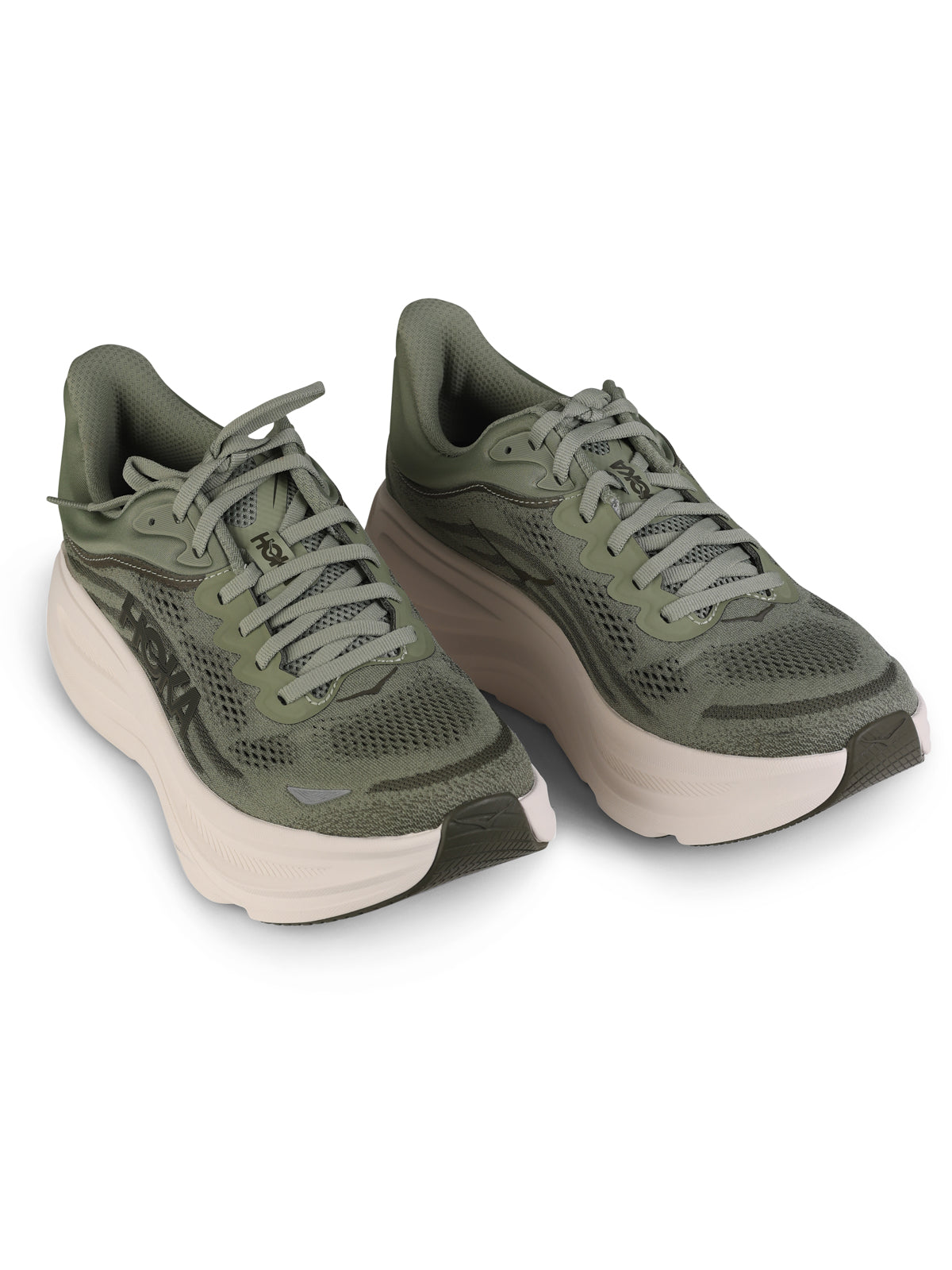 HOKA ボンダイ9 26cm カーキ Hoka Bondi 9 Khaki – Maze Clothing