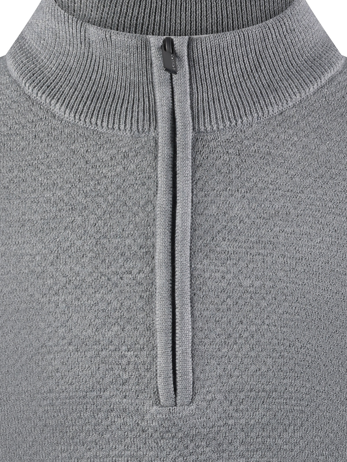 Remus 1/4 Zip Micro Knit Grey