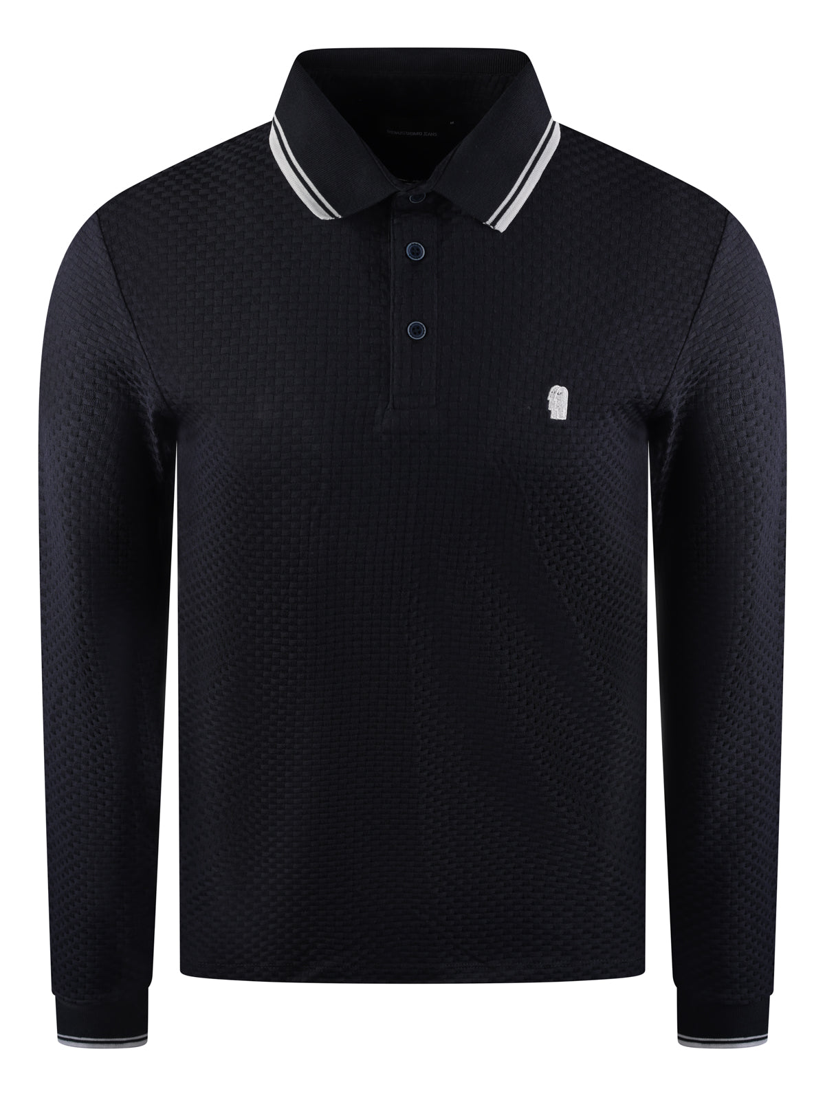 Remus Logo Weave Polo Navy