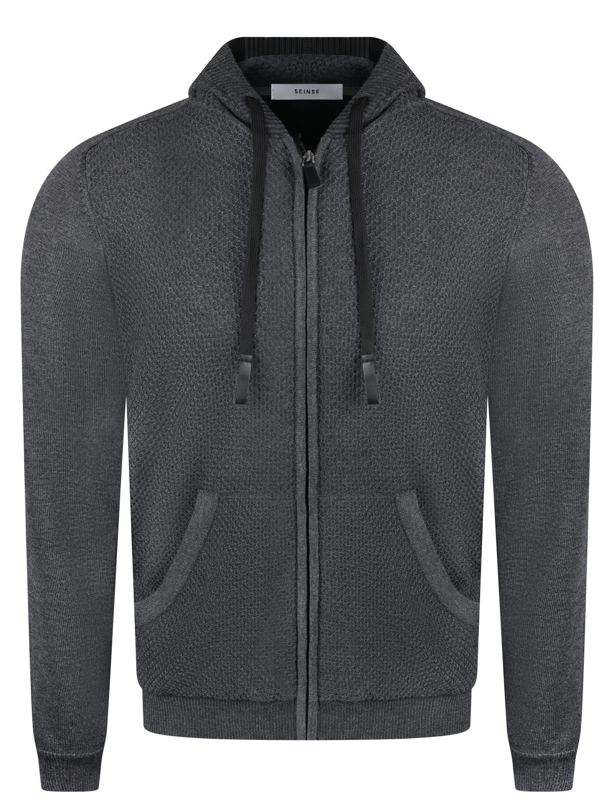 Seinse Woven Hoody Charcoal