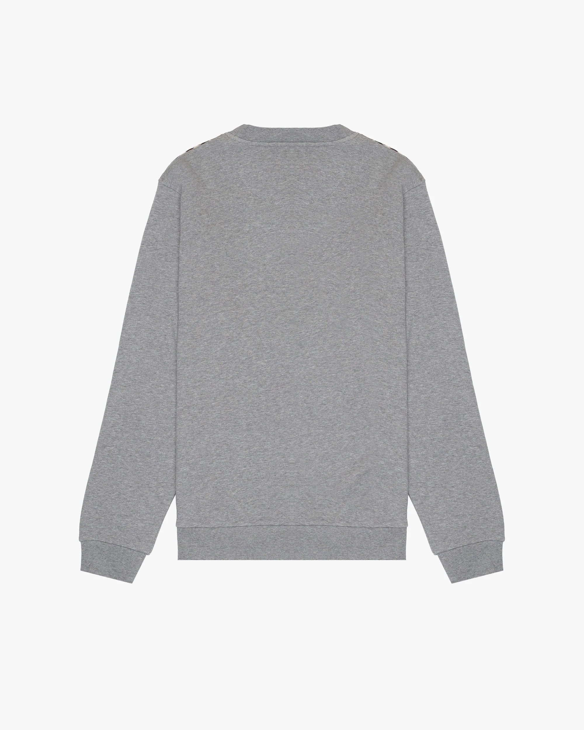 Aquascutum Logo Check Sweat Grey