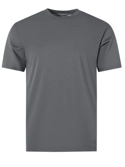 Catini Luxe Mercerised Tee Charcoal