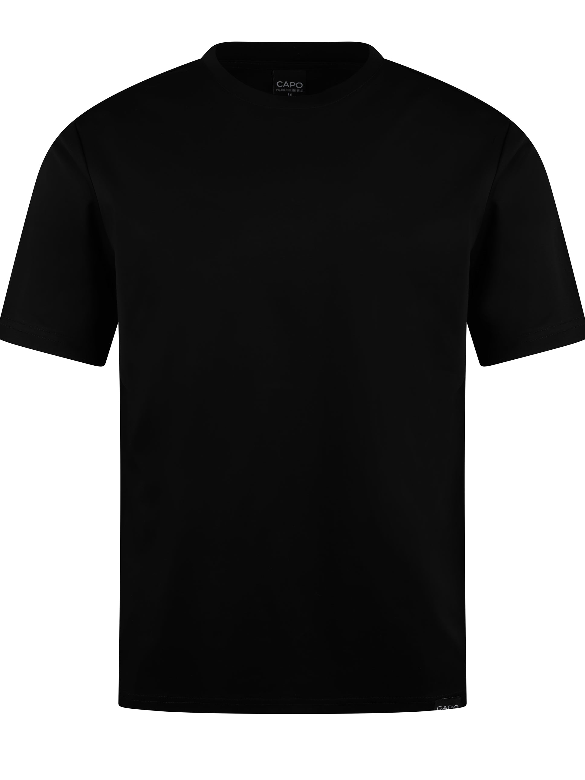 Load image into Gallery viewer, Capo Mercerised Tee Black
