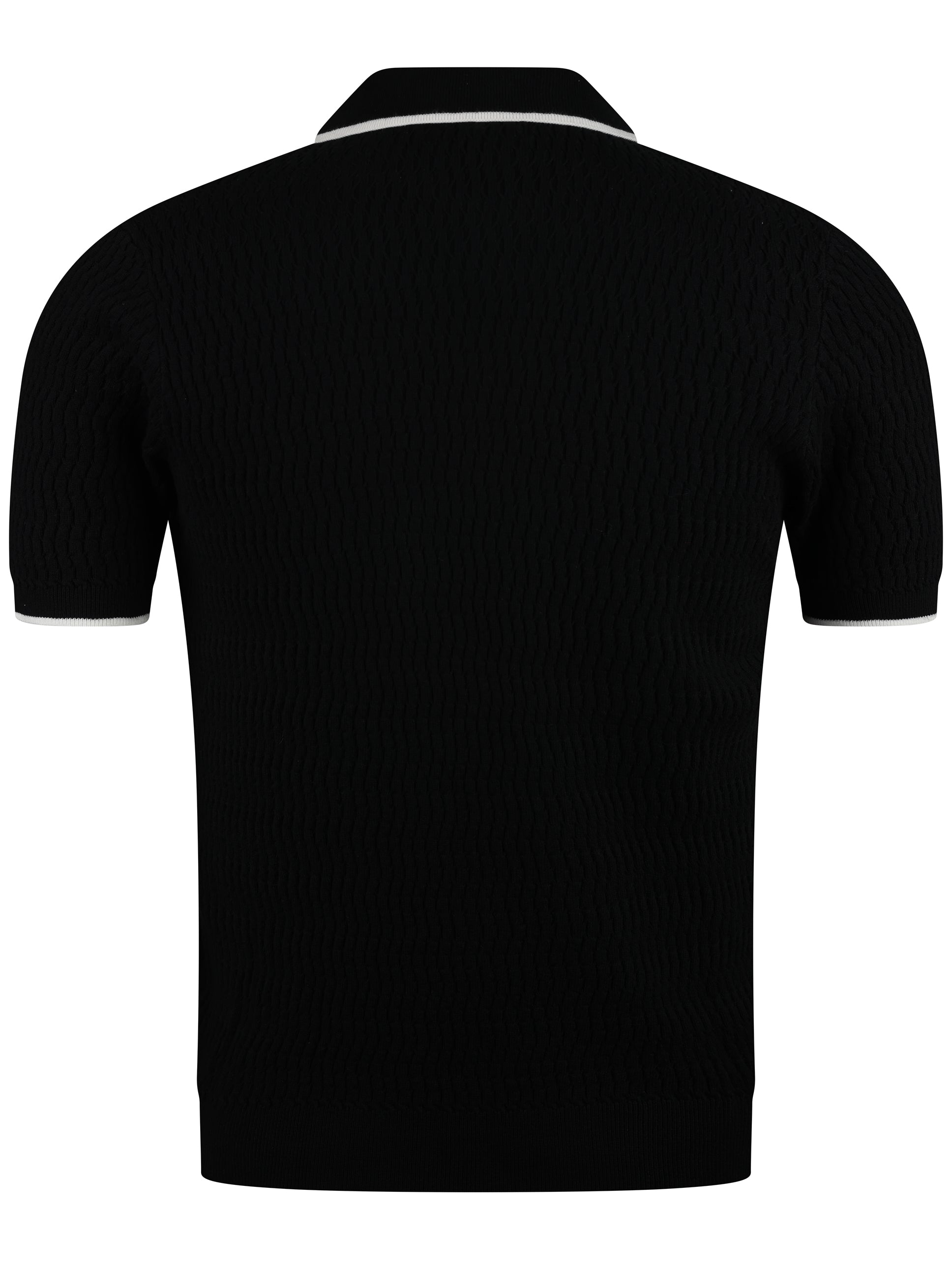 Load image into Gallery viewer, Capo Zig Zag Polo  Black
