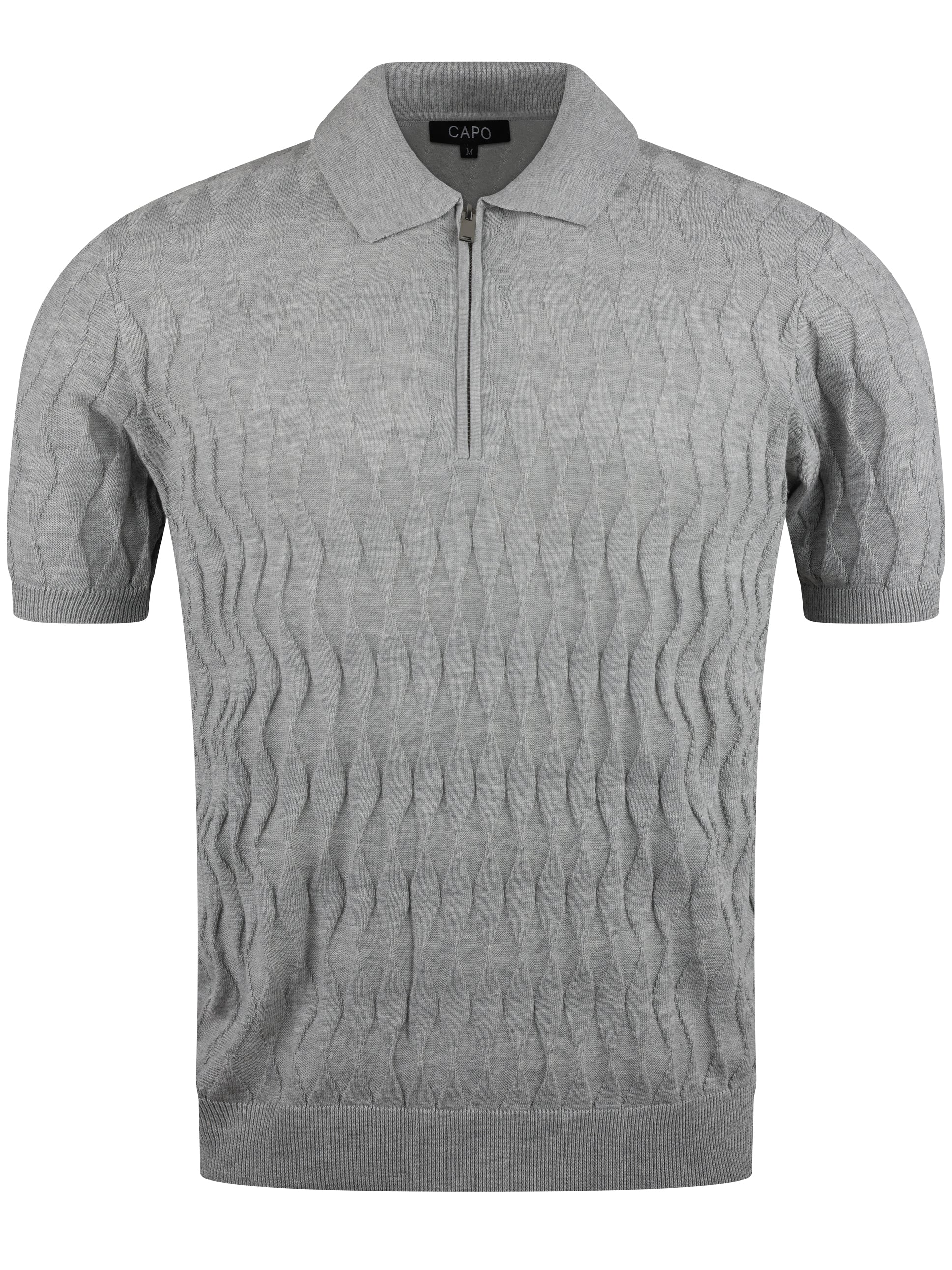 Load image into Gallery viewer, Capo Diamond Polo Grey
