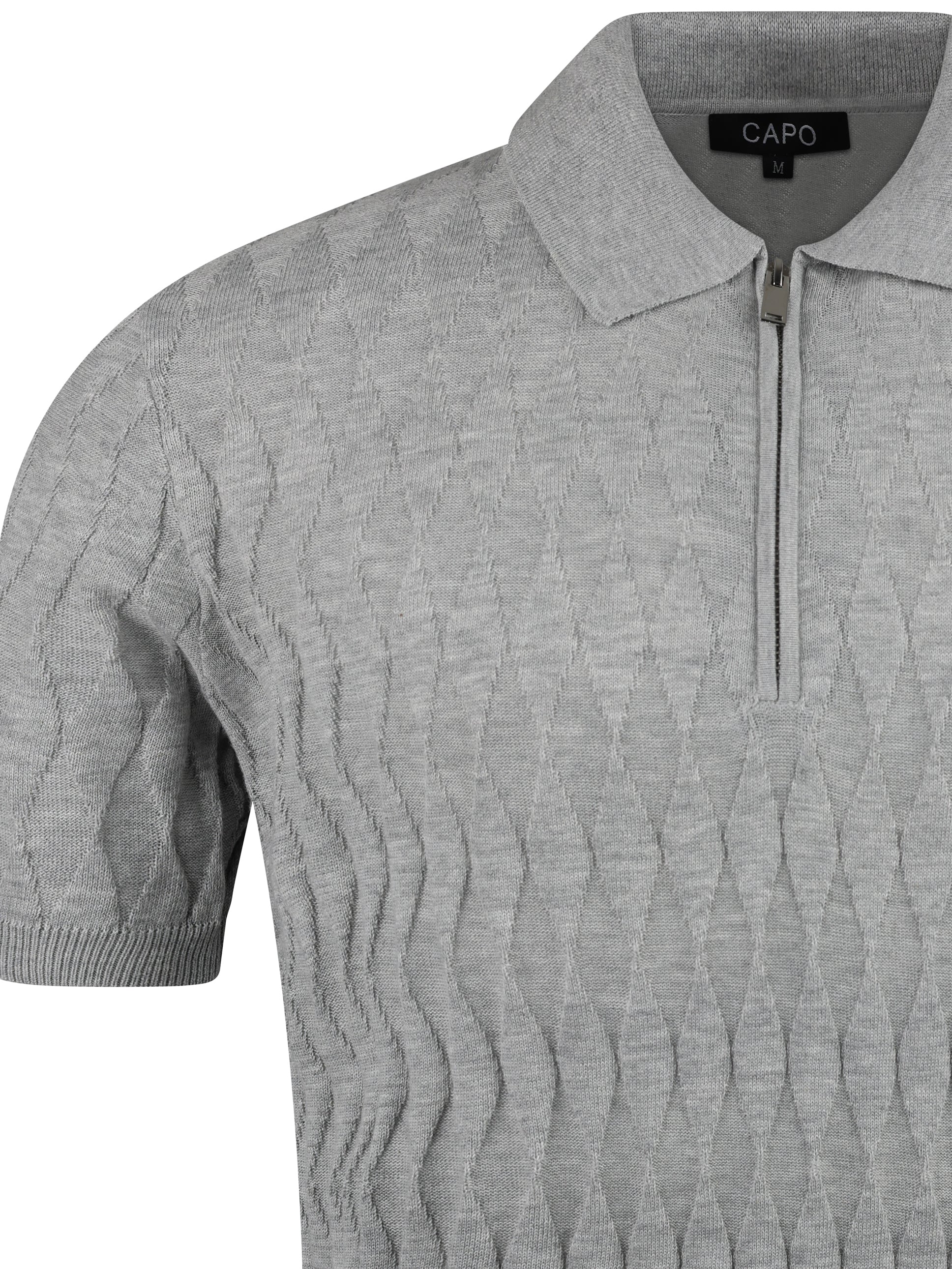 Load image into Gallery viewer, Capo Diamond Polo Grey
