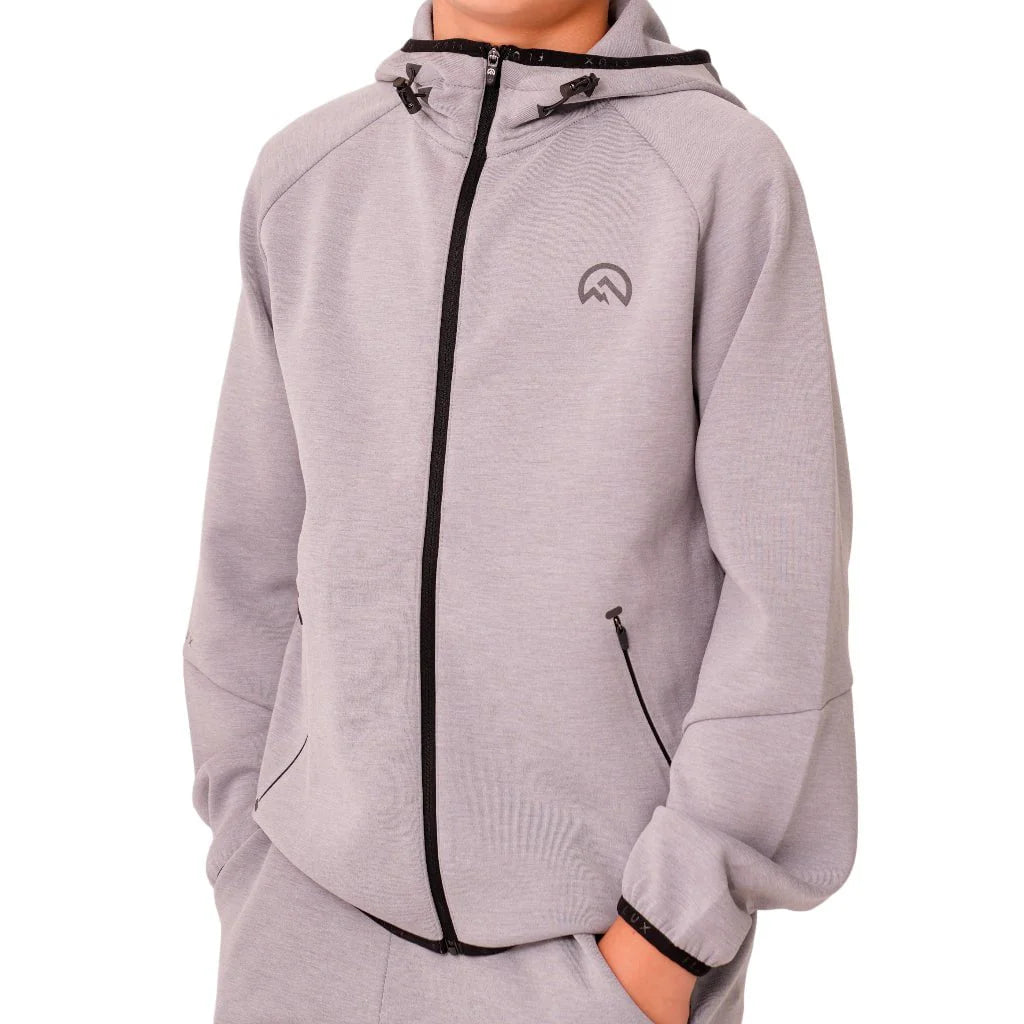 Flux Velar Zip Hoody Grey