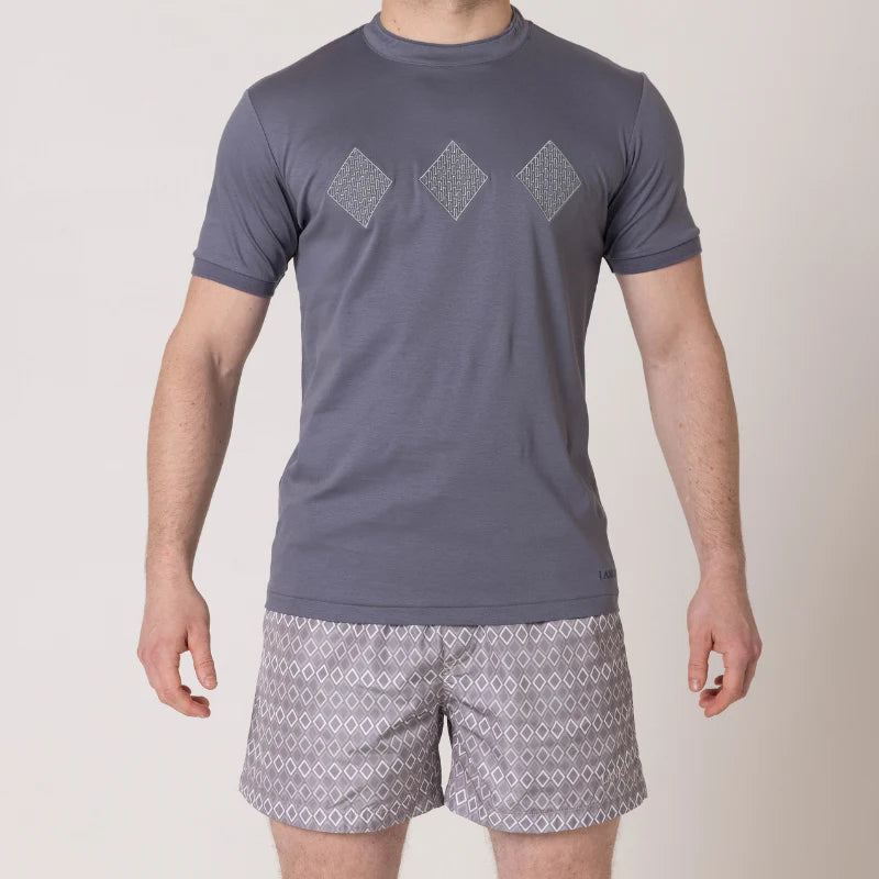 Lanka Diamond Tee Grey