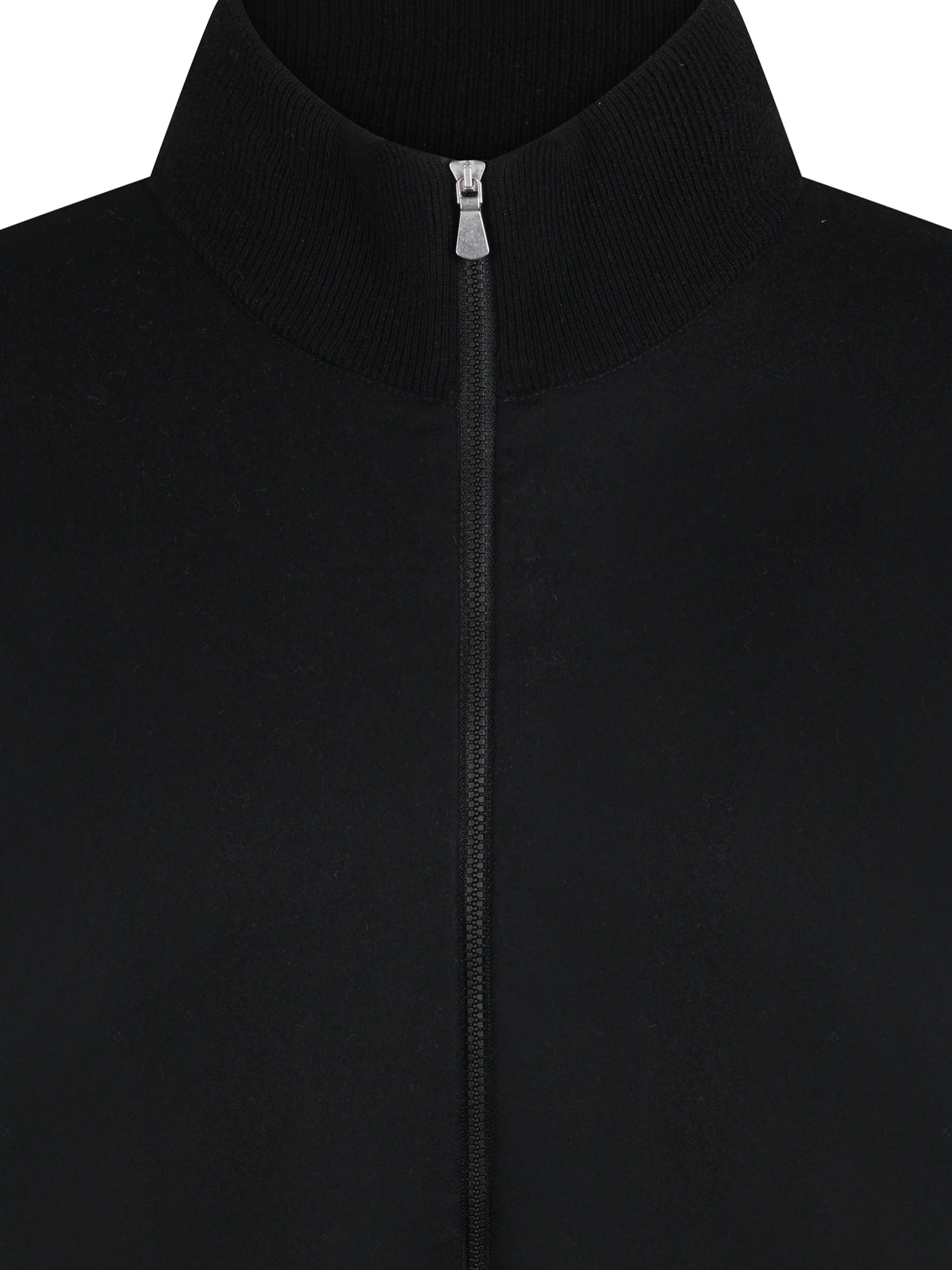 Gran Sasso Wool Zip Jacket Black