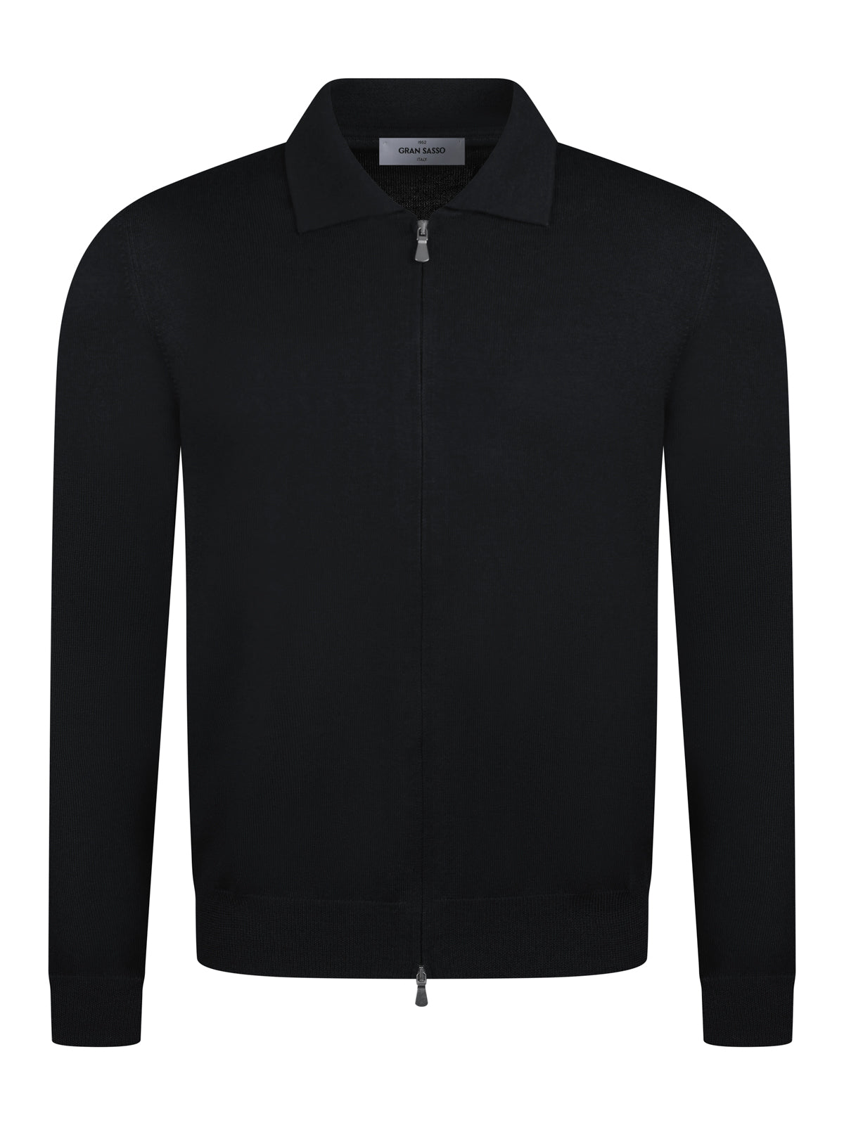 Gran Sasso Full Zip Collar Black