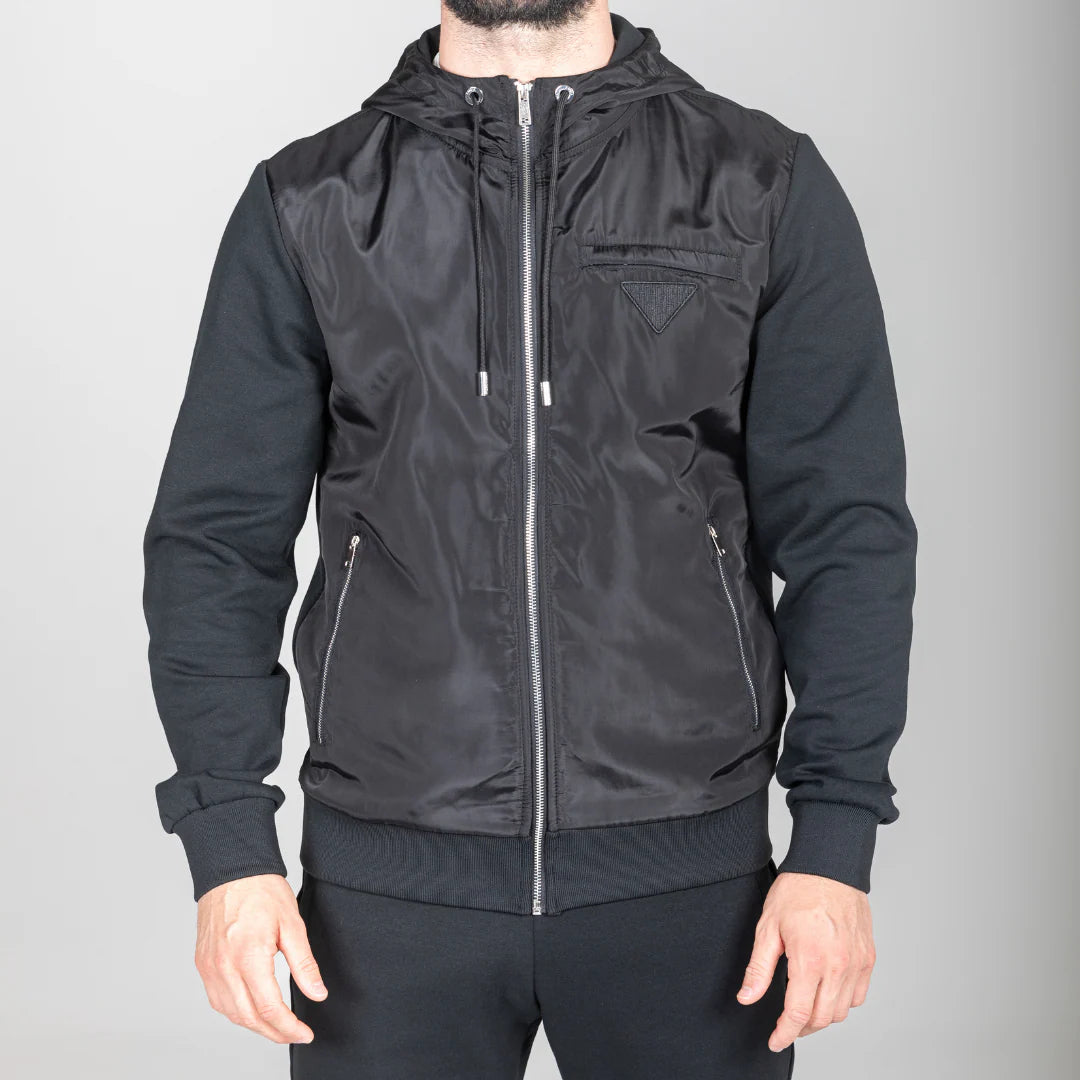 Lanka Hybrid Hoody Black