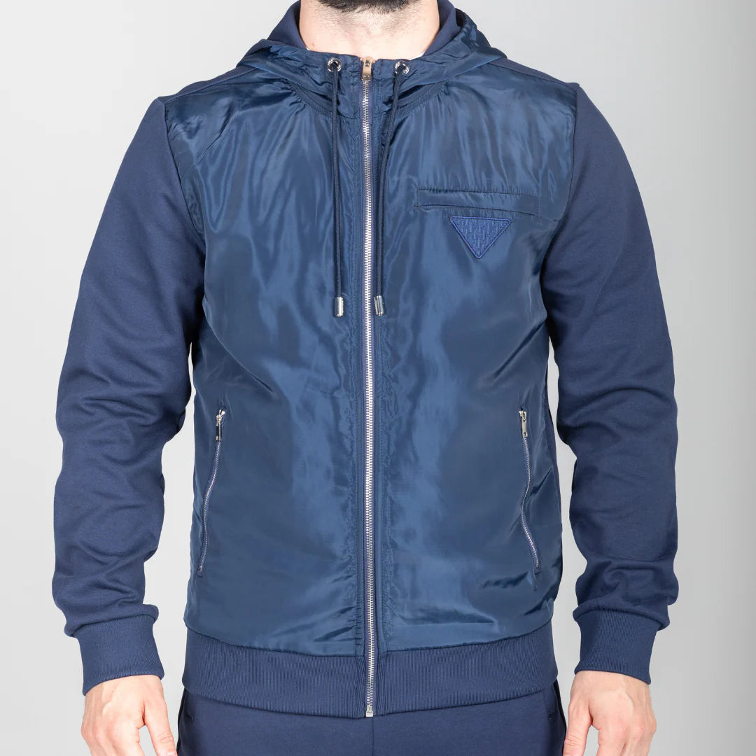 Lanka Hybrid Hoody Navy