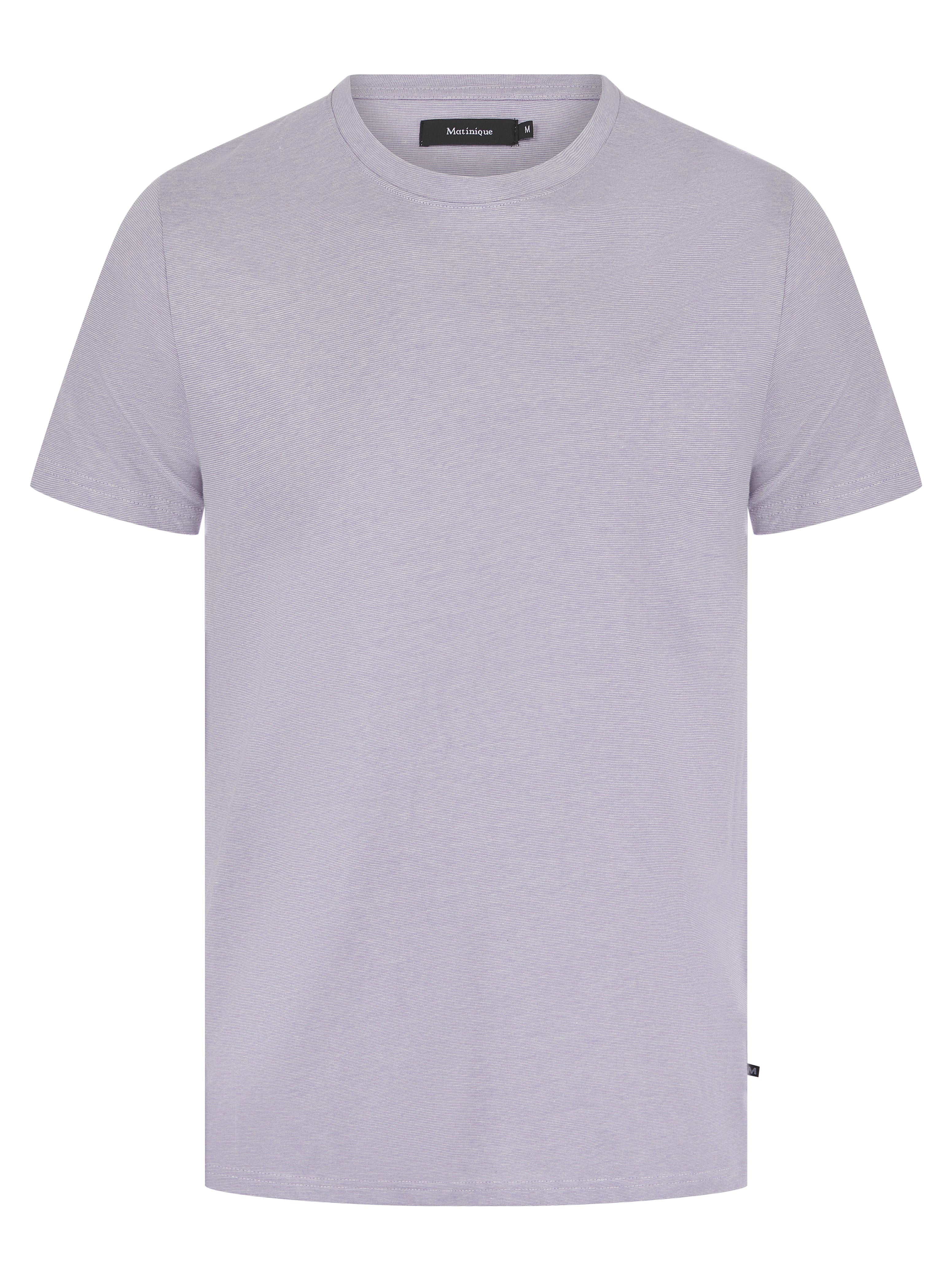 Load image into Gallery viewer, Jermane Mini Stripe T Shirt Lilac
