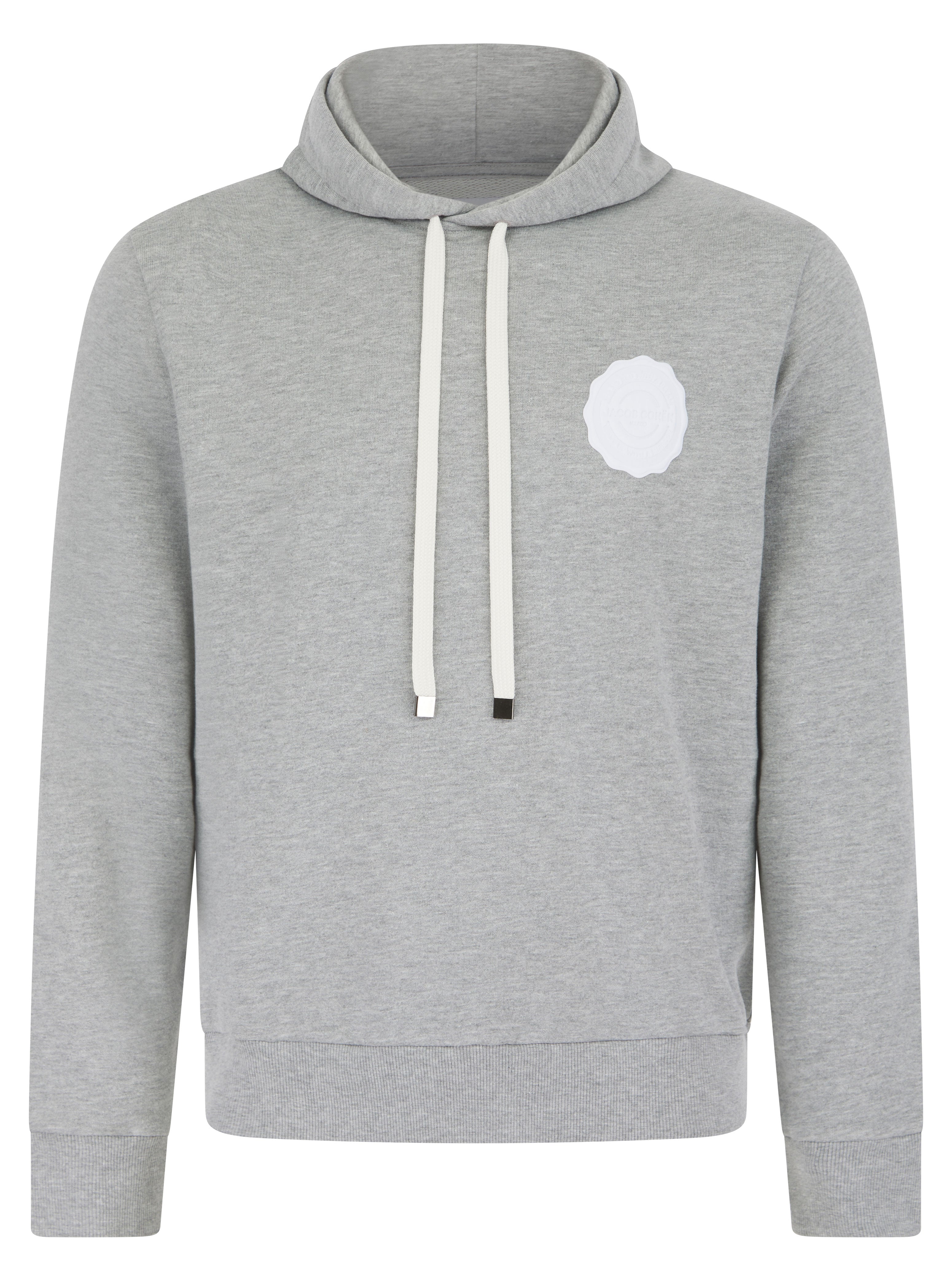 Load image into Gallery viewer, Jacob Cohen Badge Logo Hoody Grey
