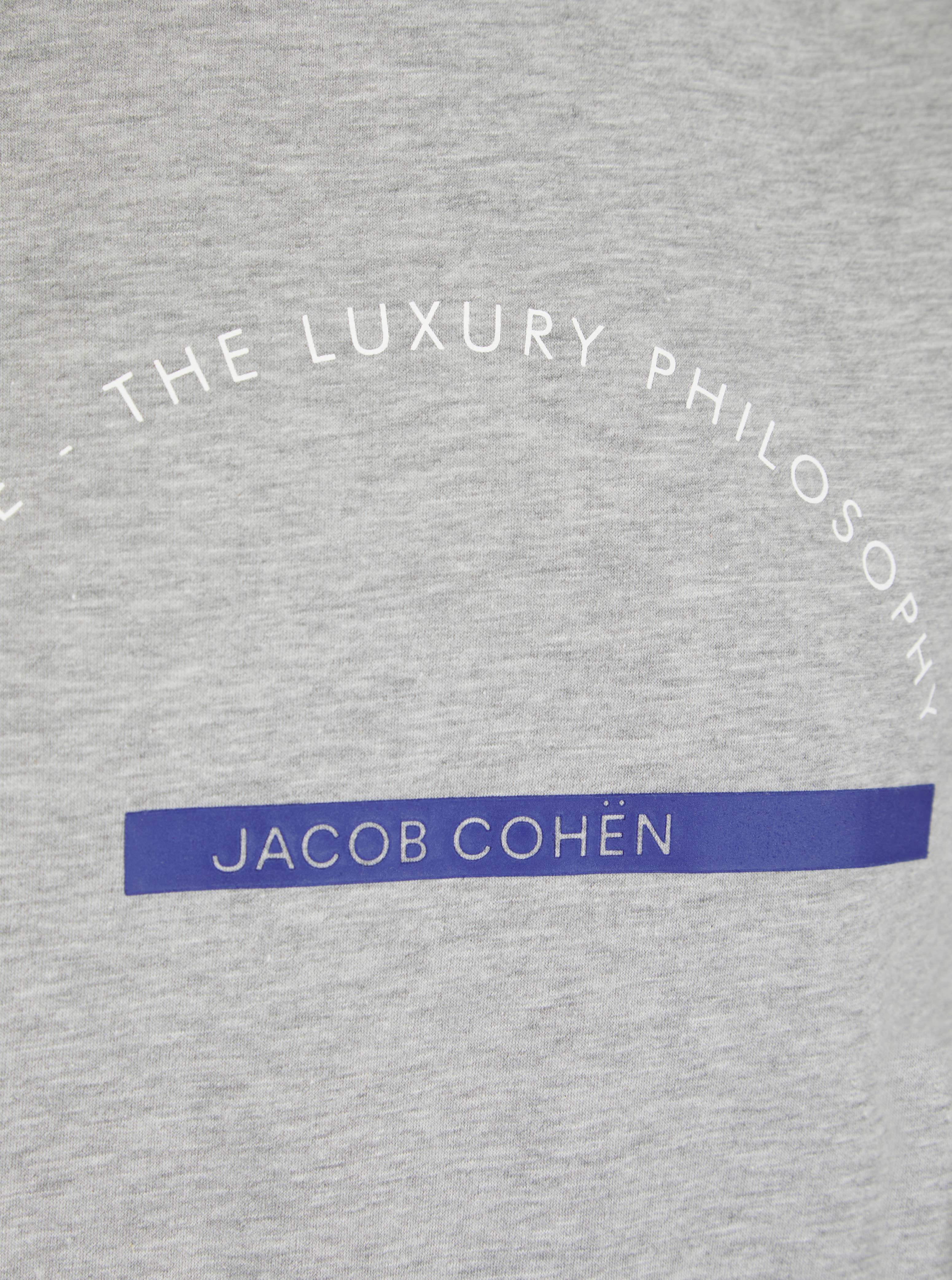 Load image into Gallery viewer, Jacob Cohen Circle Logo Tee Grey
