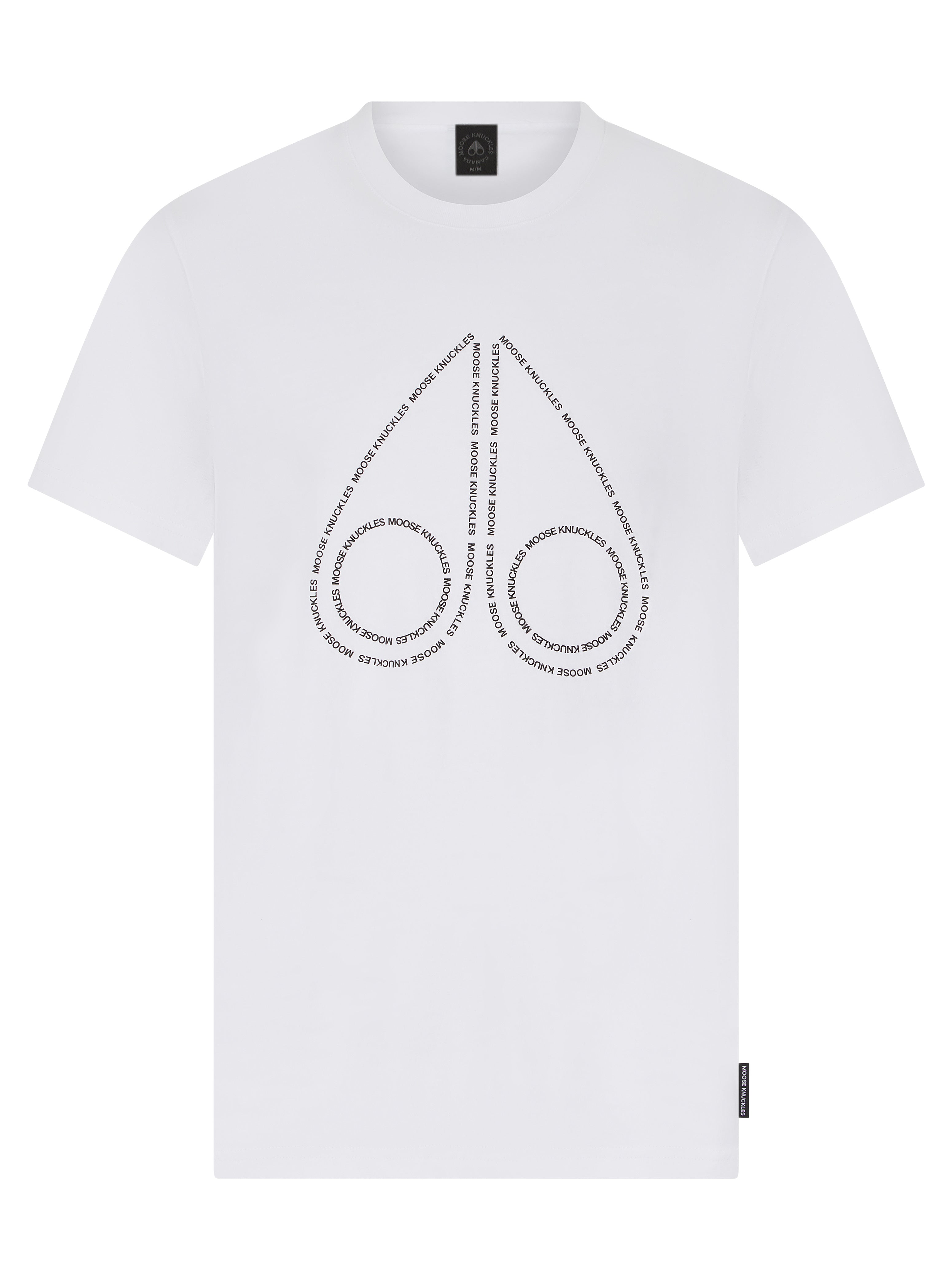 Load image into Gallery viewer, Moose Knuckles Gerrard Logo Tee White
