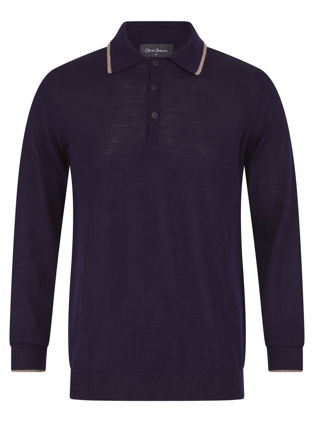 Oliver Sweeney Sulby Polo Tipped Navy