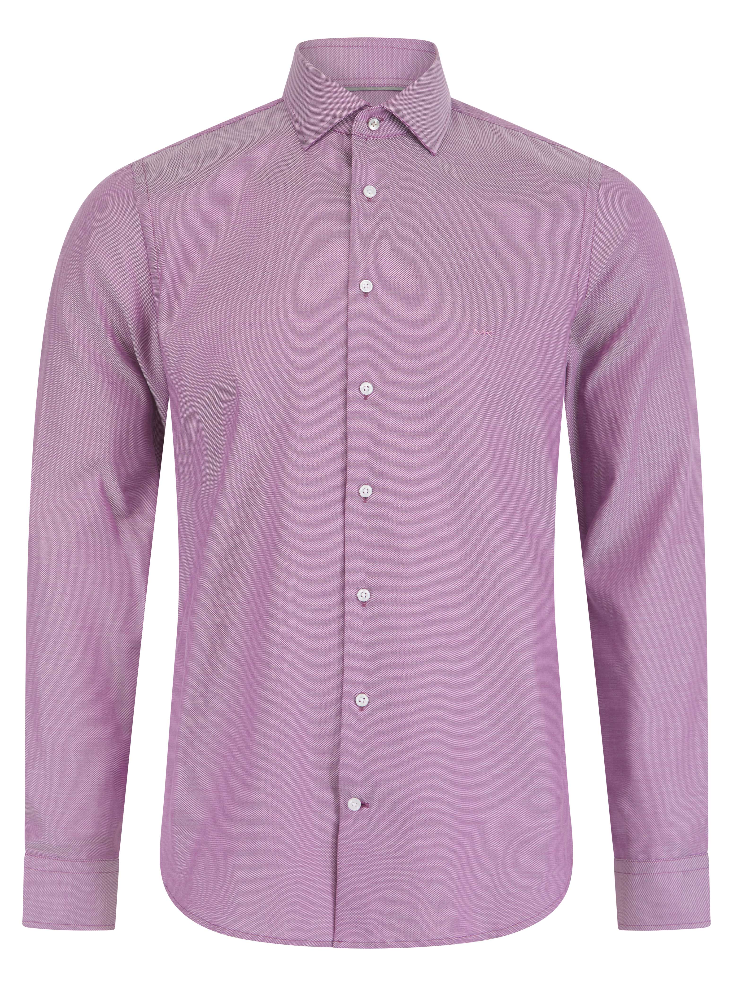 Load image into Gallery viewer, Michael Kors Dobby Slim Shirt Purple
