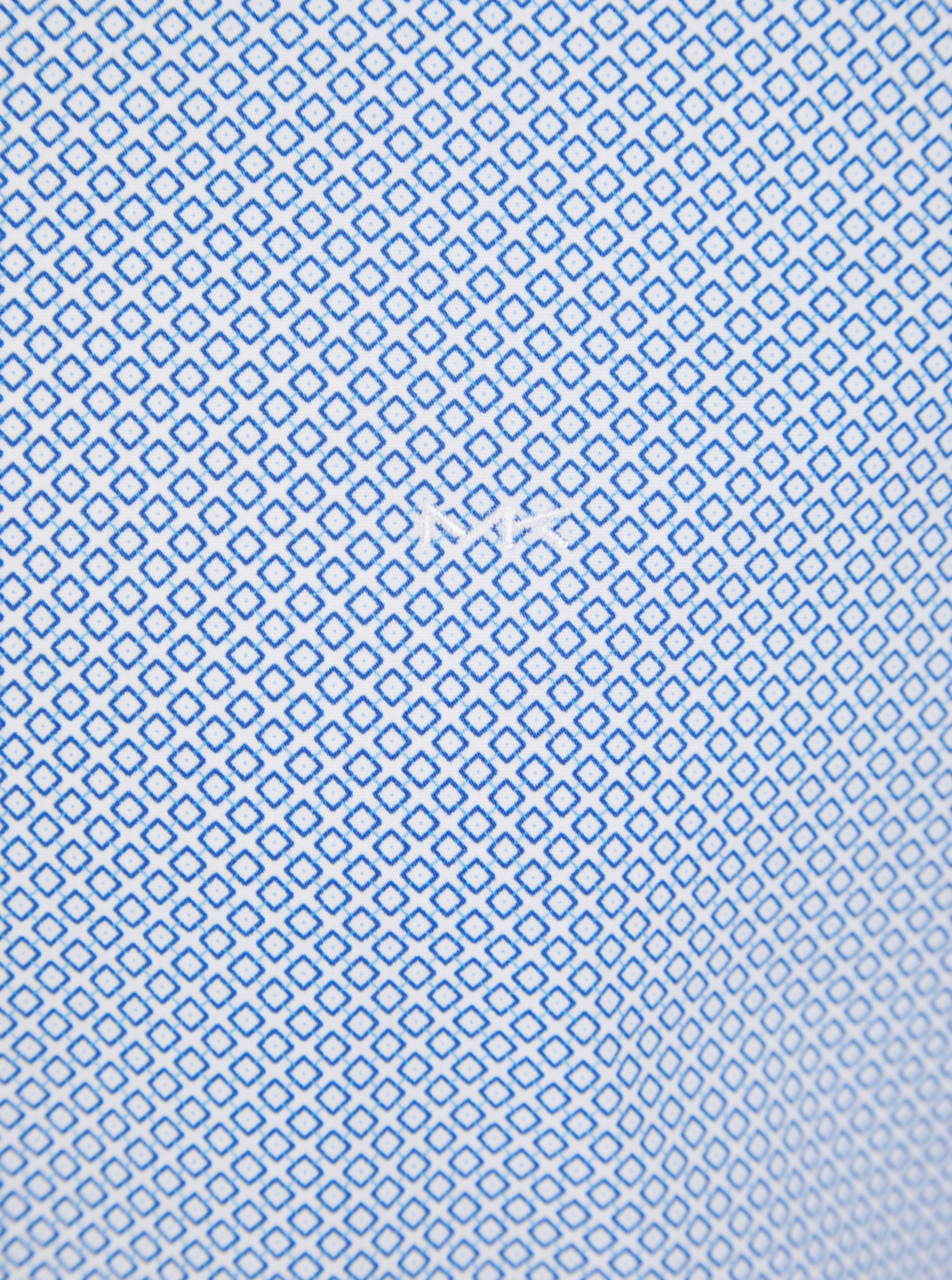 Load image into Gallery viewer, Michael Kors Engineered Logo Shirt Blue
