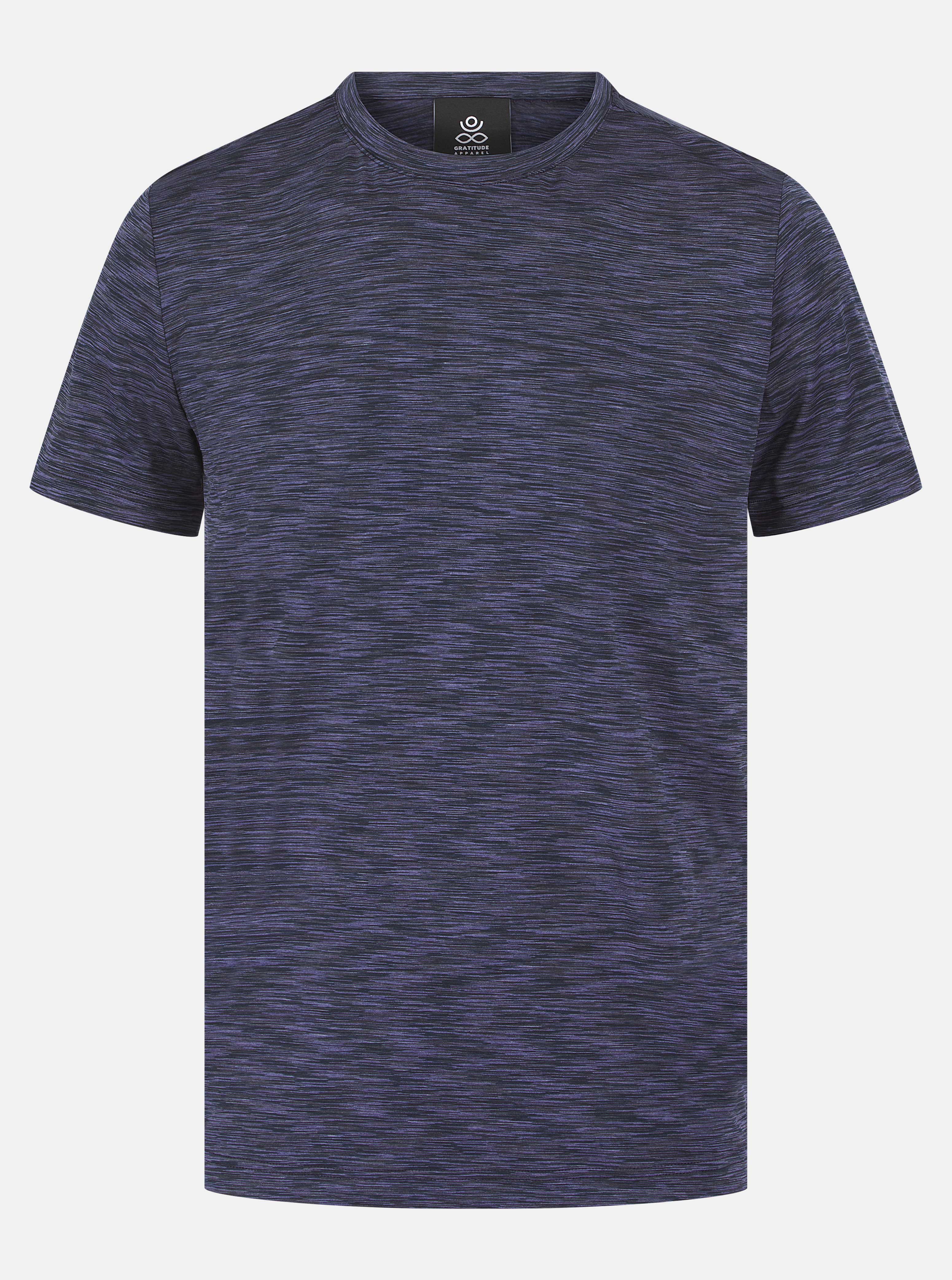 Load image into Gallery viewer, Gratitude New Stripe T Shirt Purple
