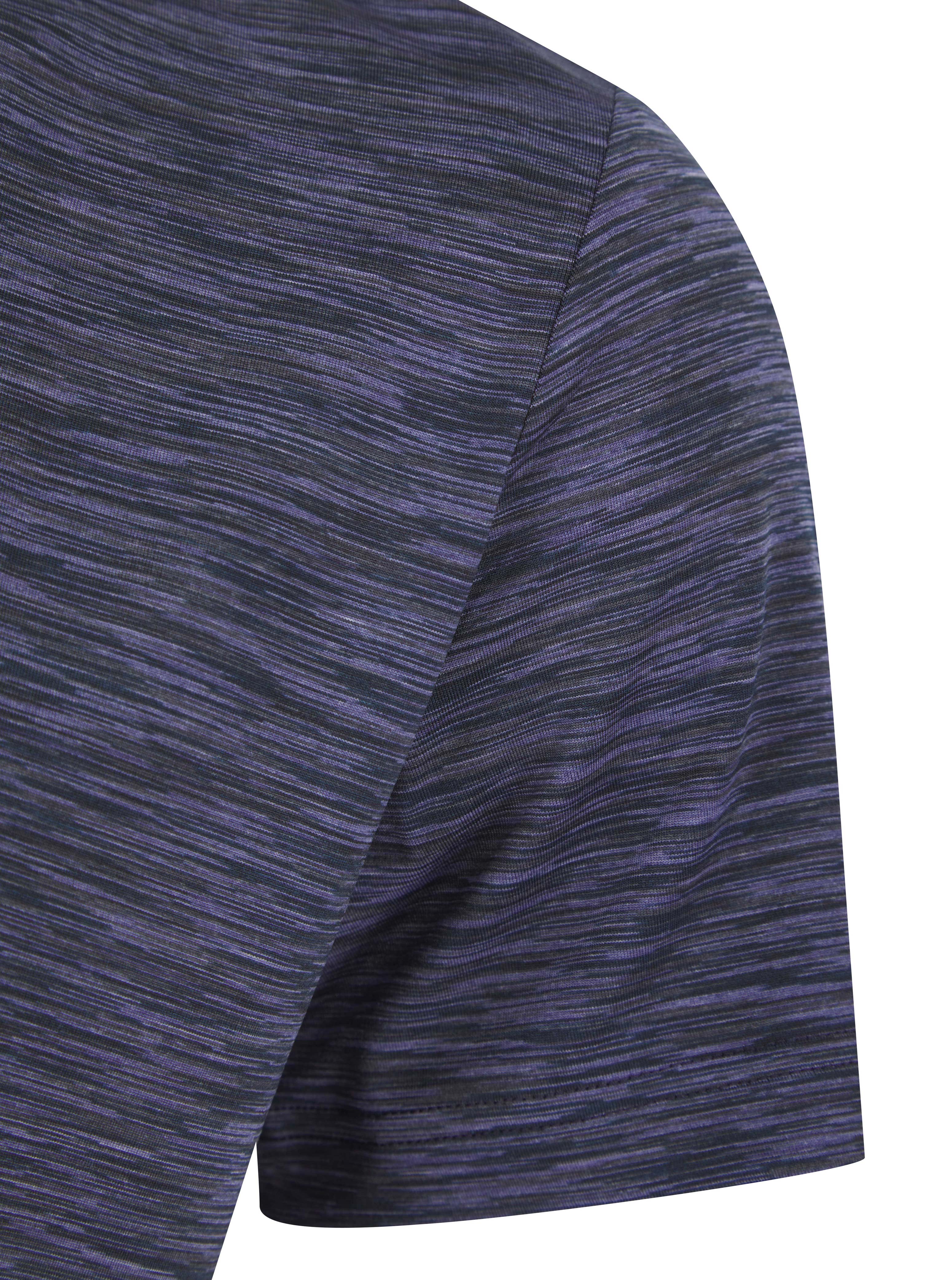 Load image into Gallery viewer, Gratitude Stripe T Shirt Purple

