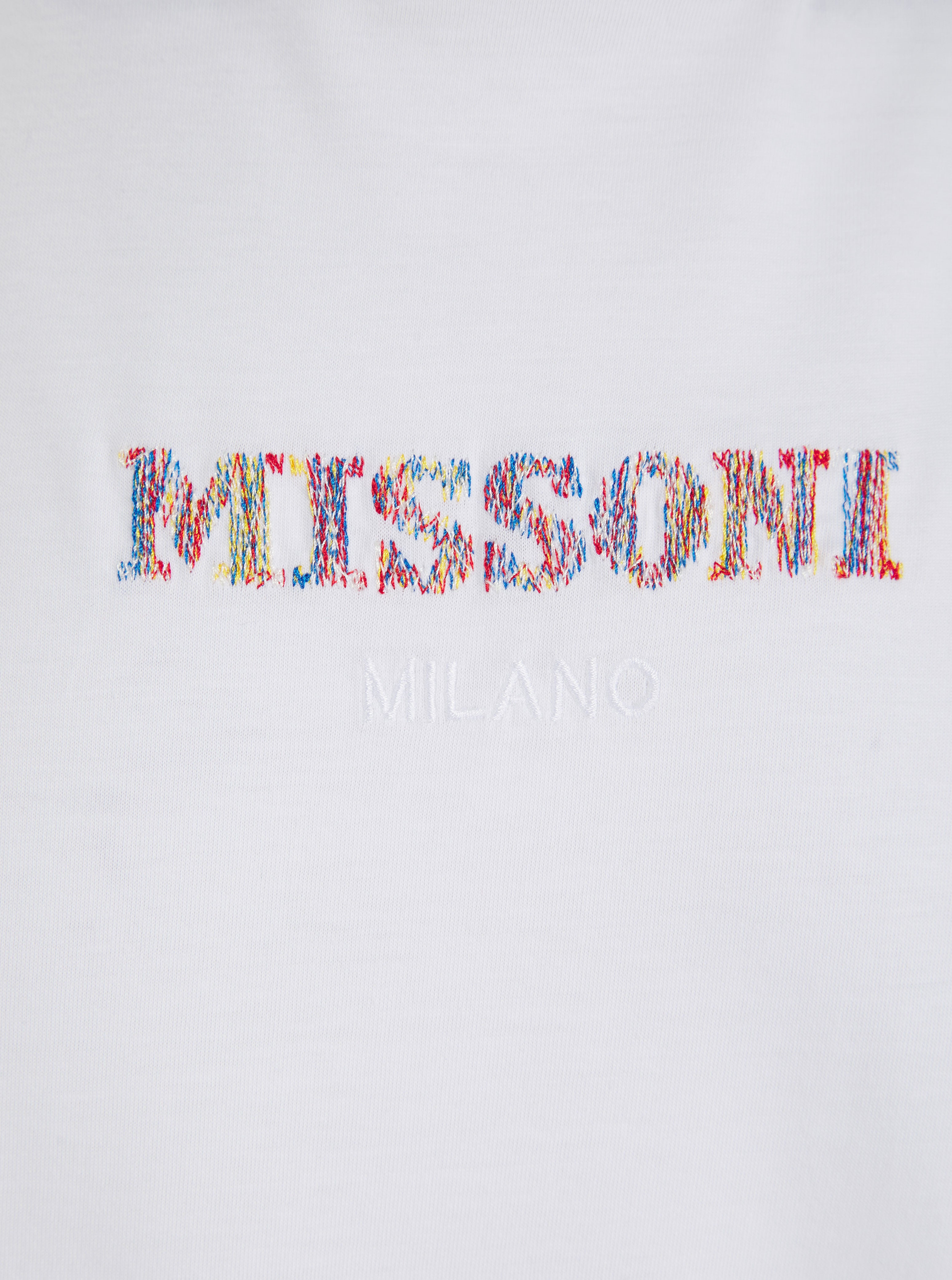 Load image into Gallery viewer, Missoni Embroidered Logo T Shirt White
