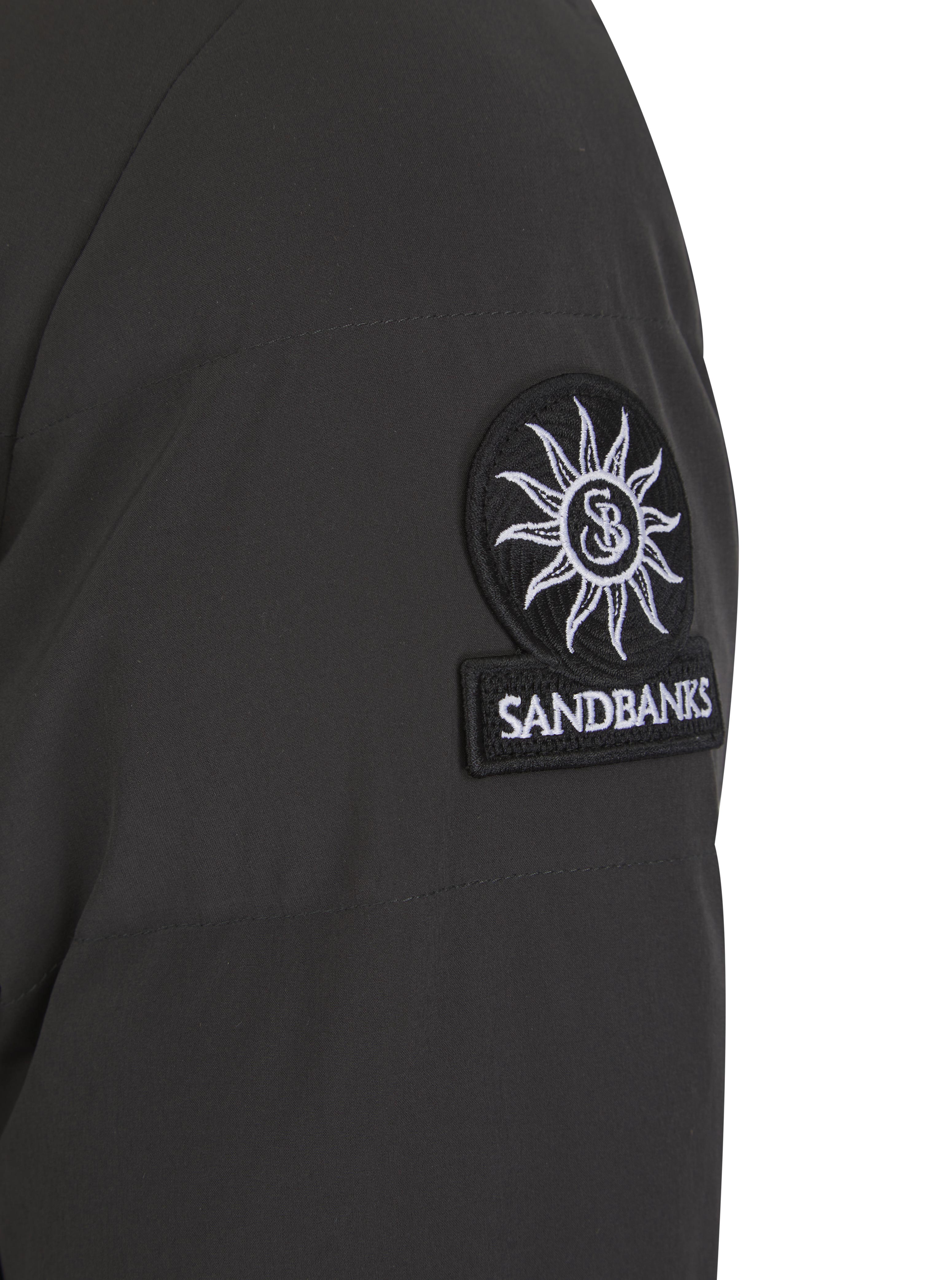 Load image into Gallery viewer, Sandbanks Branksome Long Puffer Jacket Charcoal
