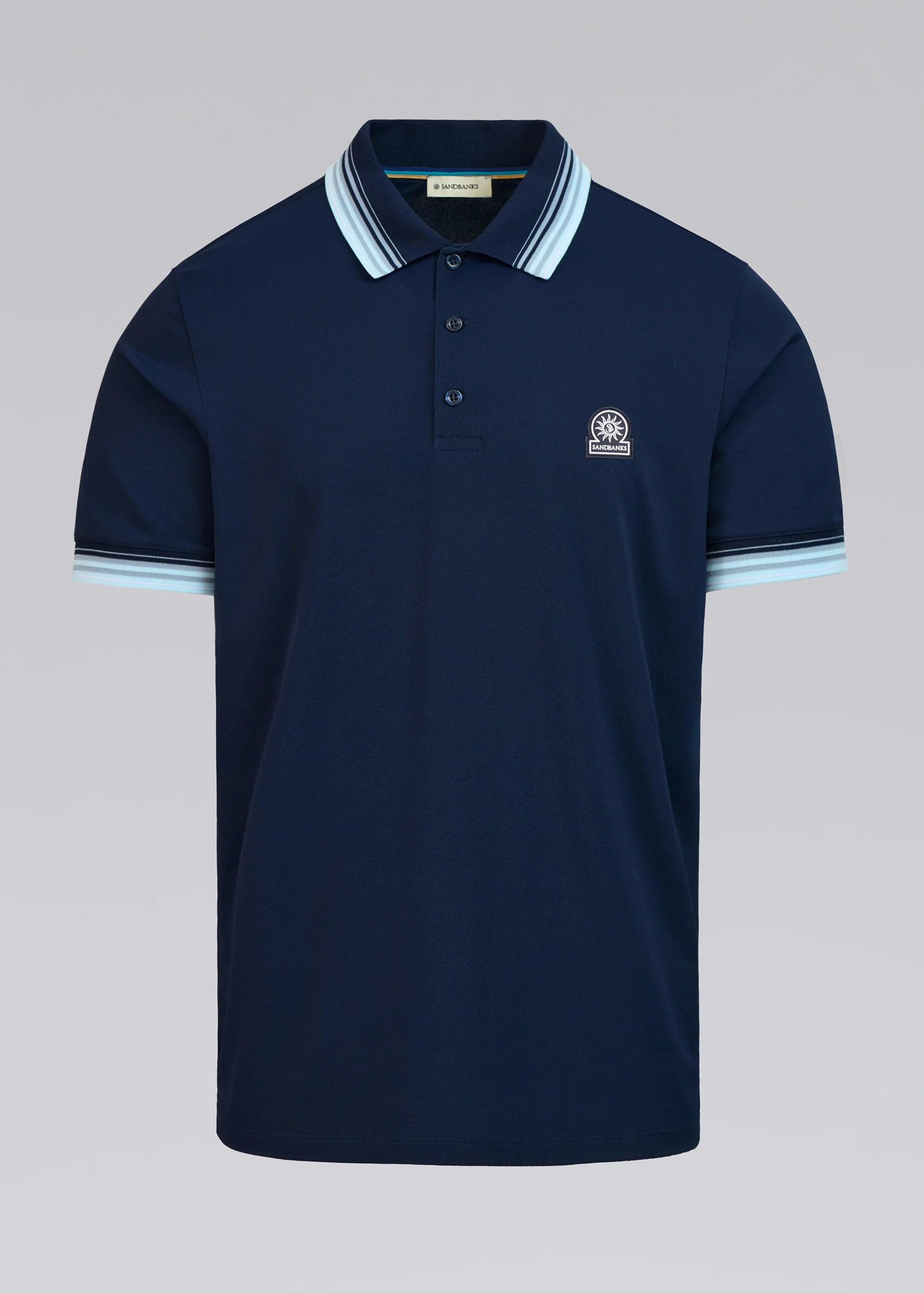 Sandbanks Gradient Polo Navy