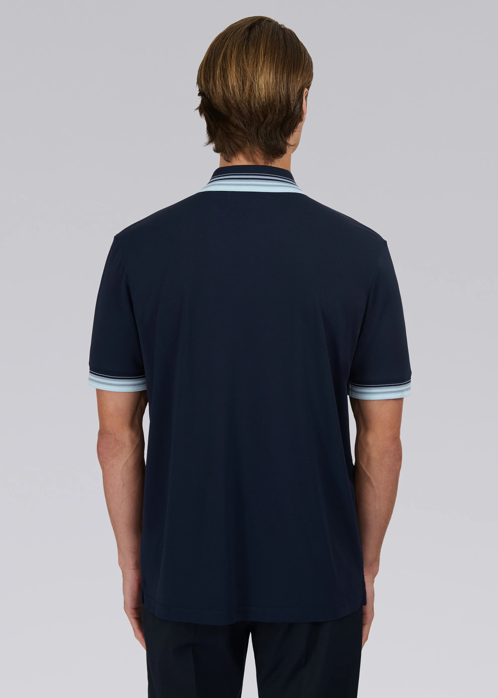 Sandbanks Gradient Polo Navy