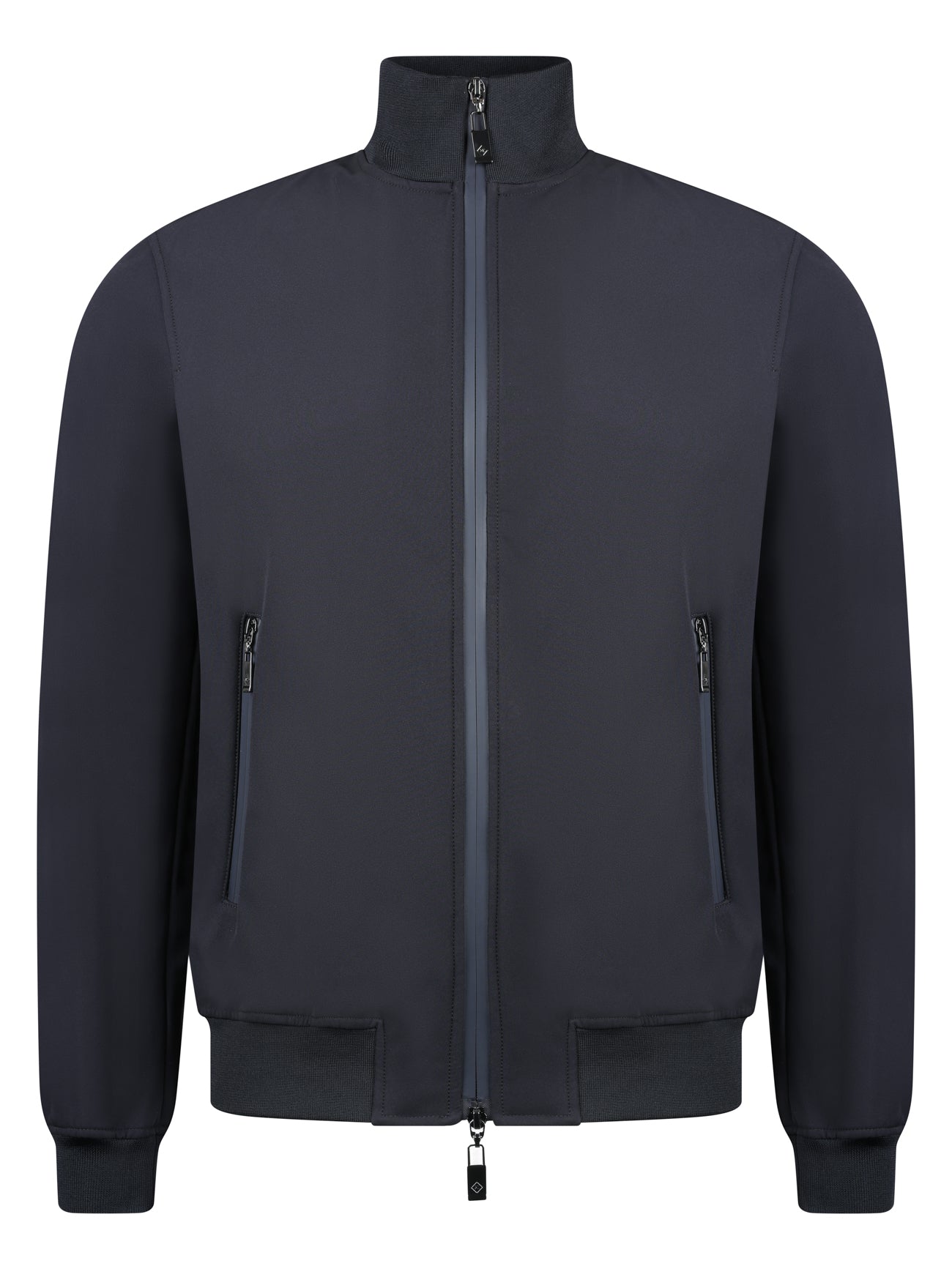 Load image into Gallery viewer, Pal Zileri Zip Thru Jacket Navy
