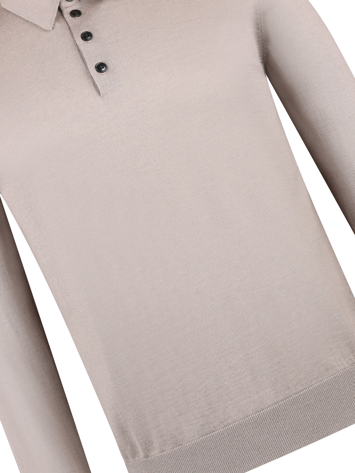 Pal Zileri L/S Polo Knit Camel