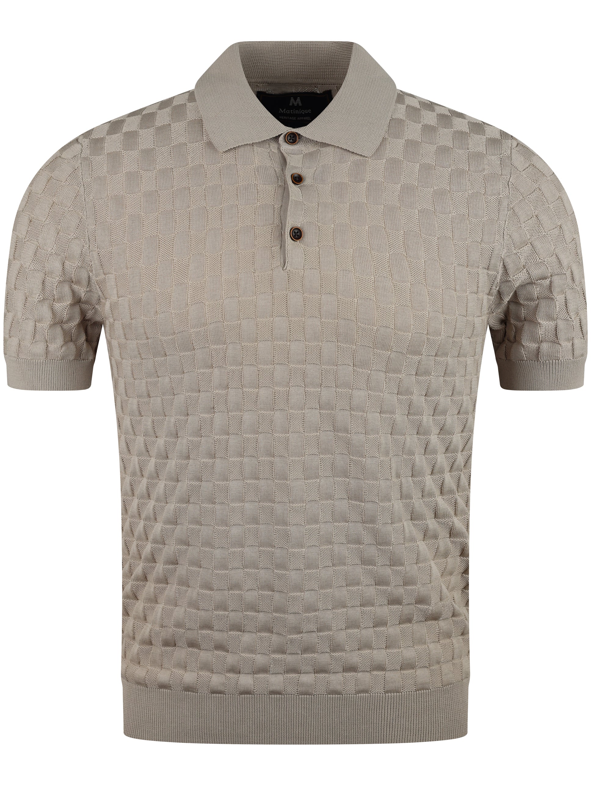 Load image into Gallery viewer, Matinique Heritage Polo Taupe
