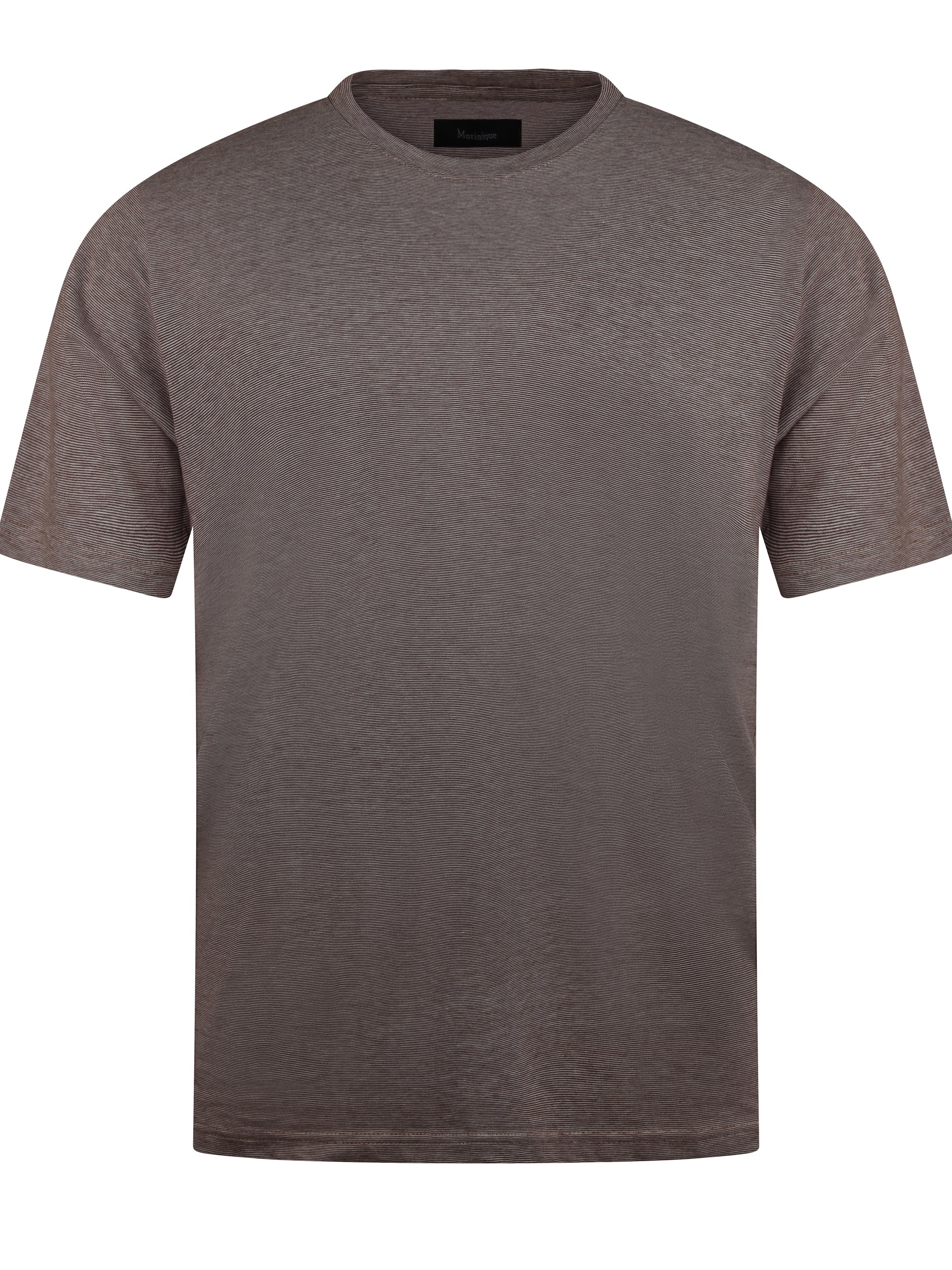 Load image into Gallery viewer, Jermane Mini Stripe T Shirt Nut
