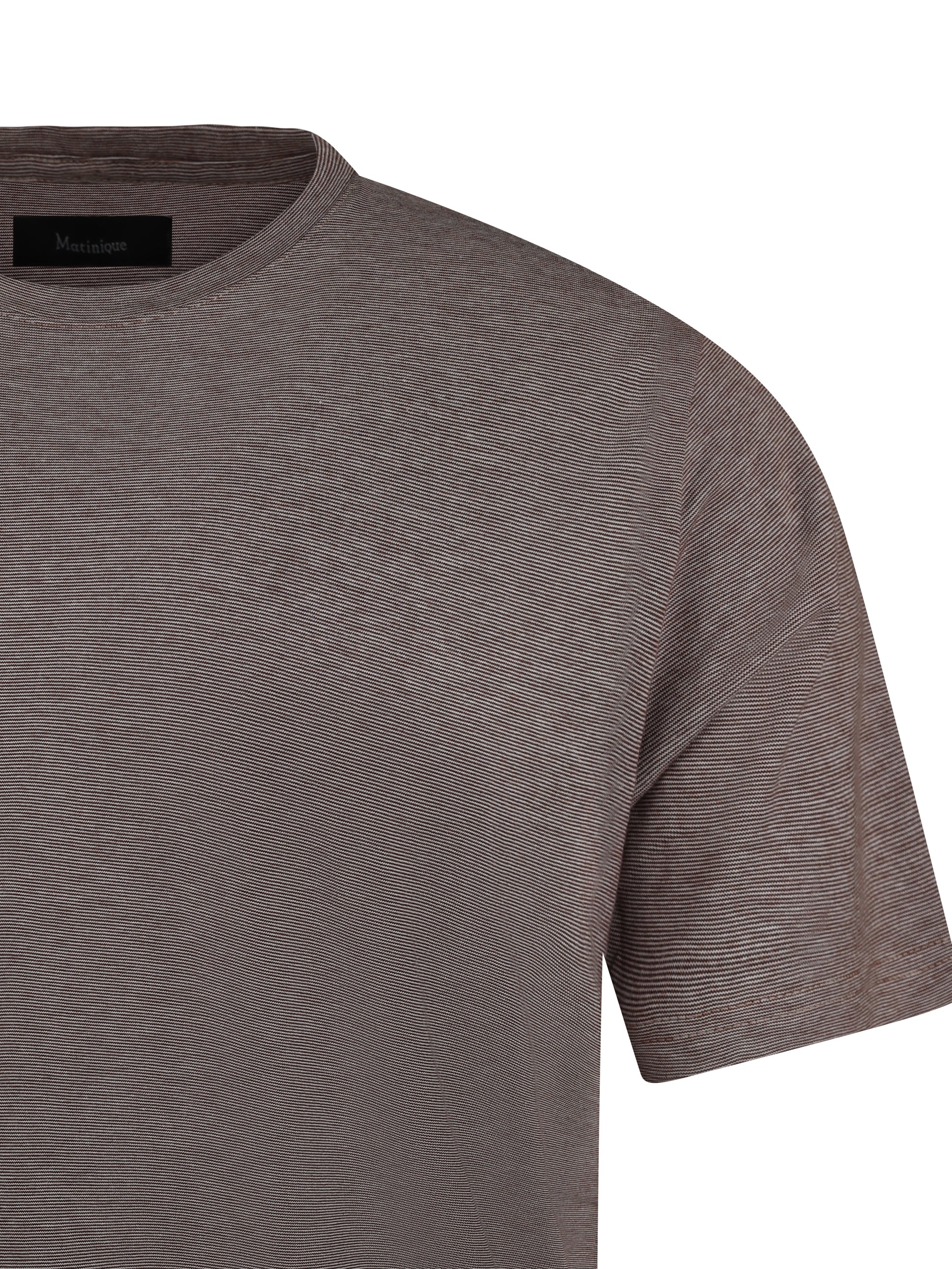Load image into Gallery viewer, Jermane Mini Stripe T Shirt Nut
